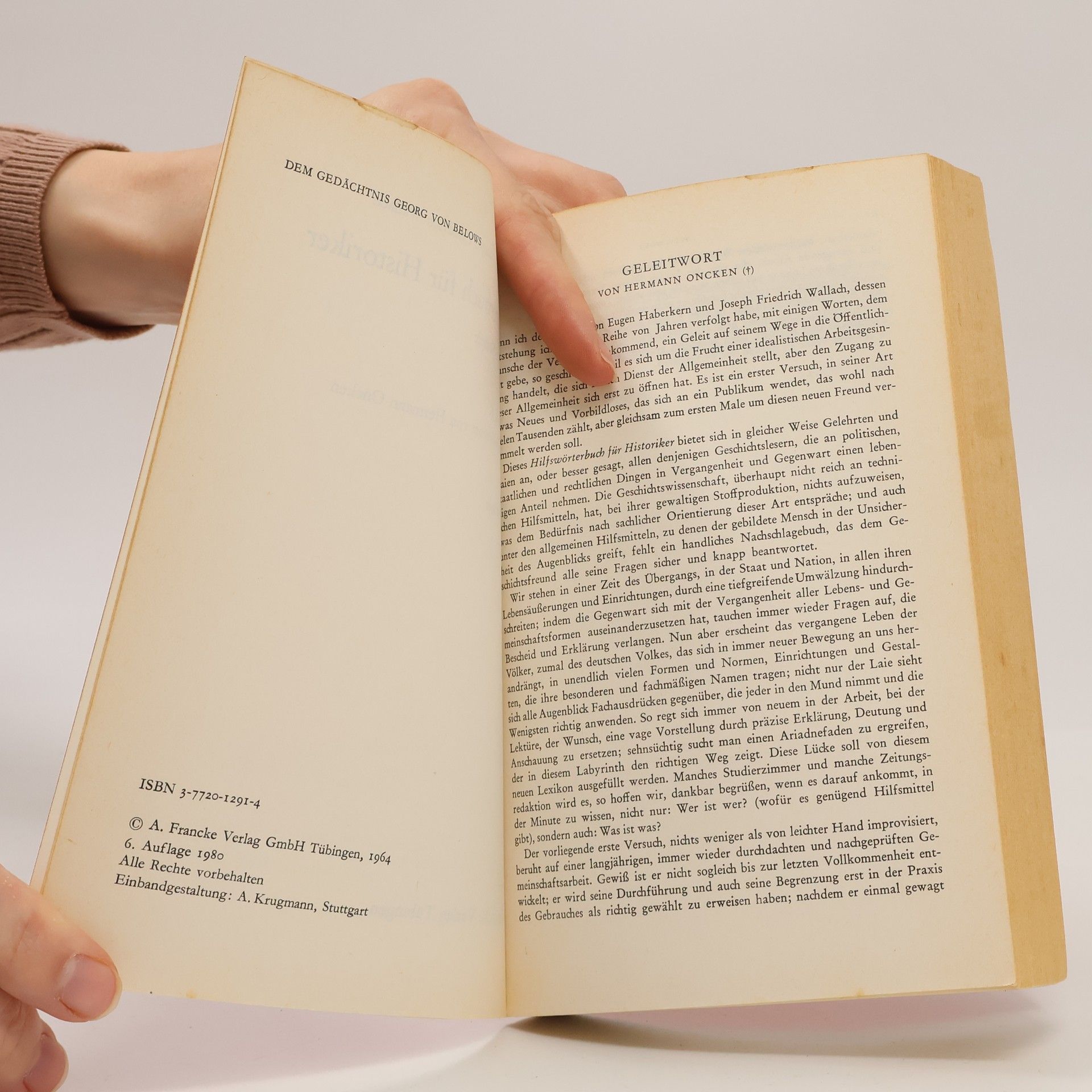 Eugen Haberkern Hilfswörterbuch für Historiker