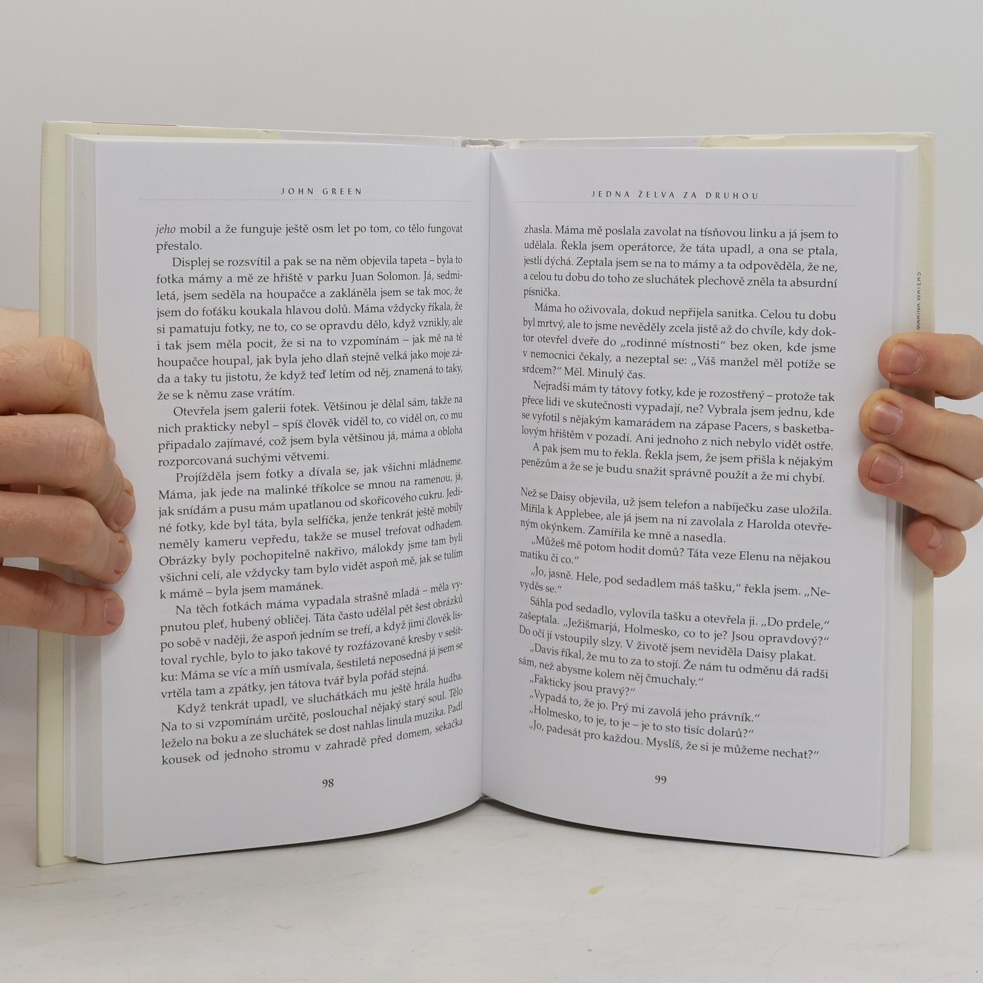 John Green Jedna želva za druhou
