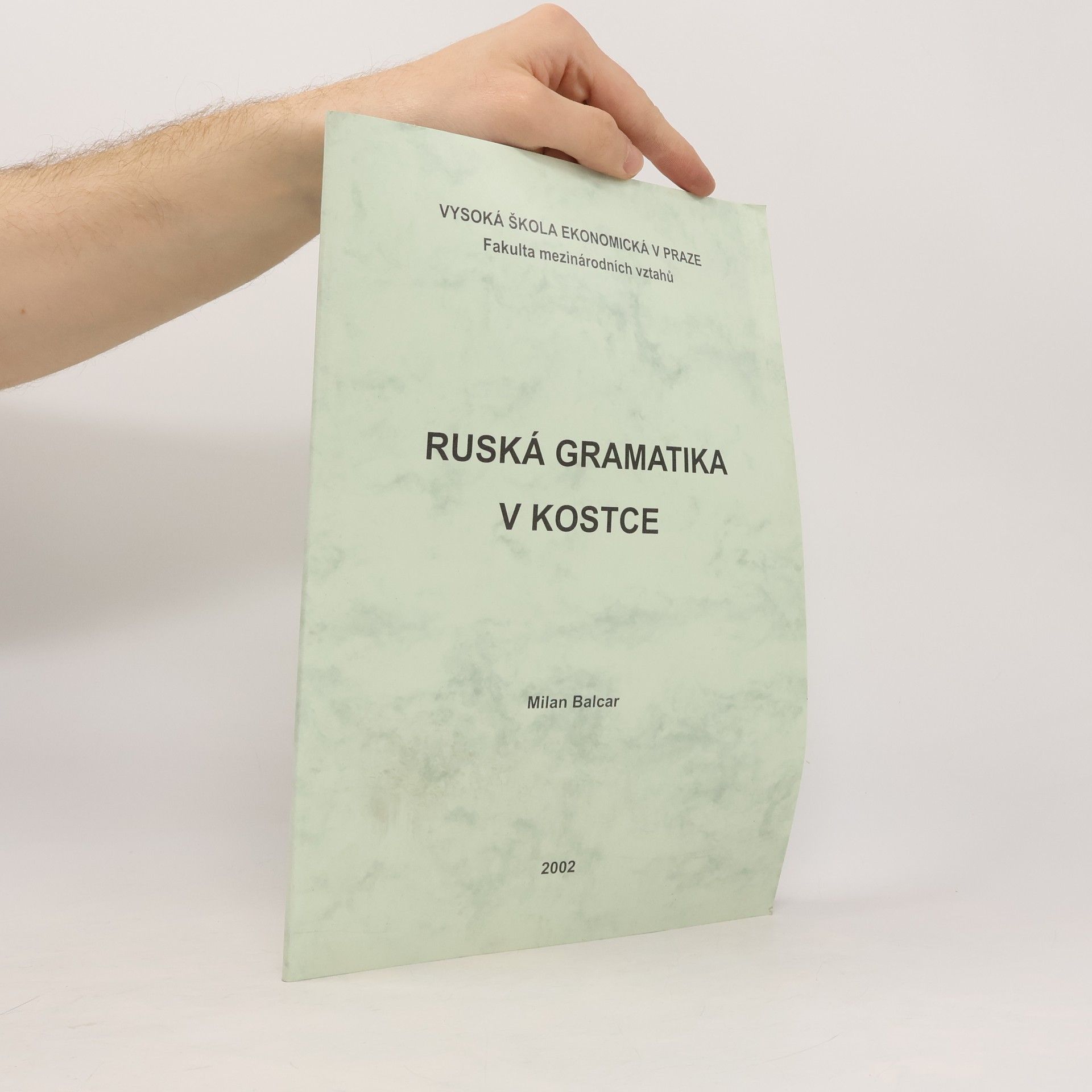 Milan Balcar Ruská gramatika v kostce