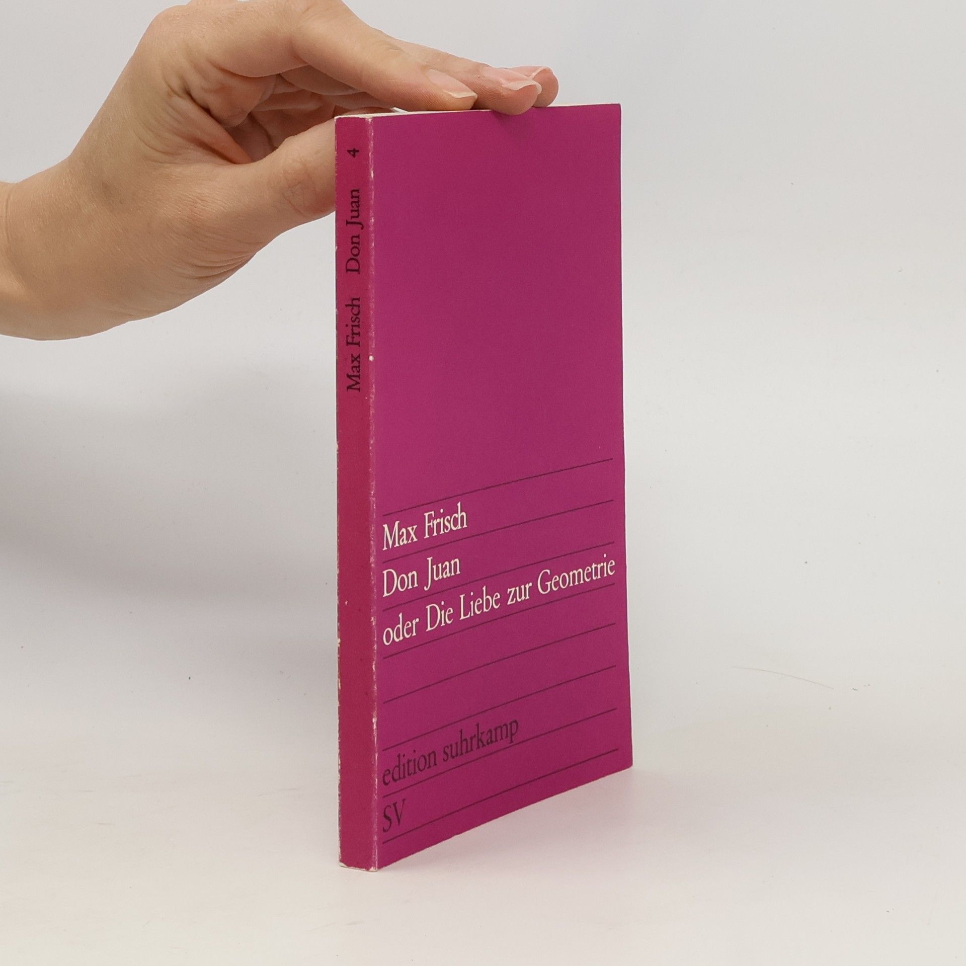 Max Frisch Don Juan oder die Liebe zur Geometrie