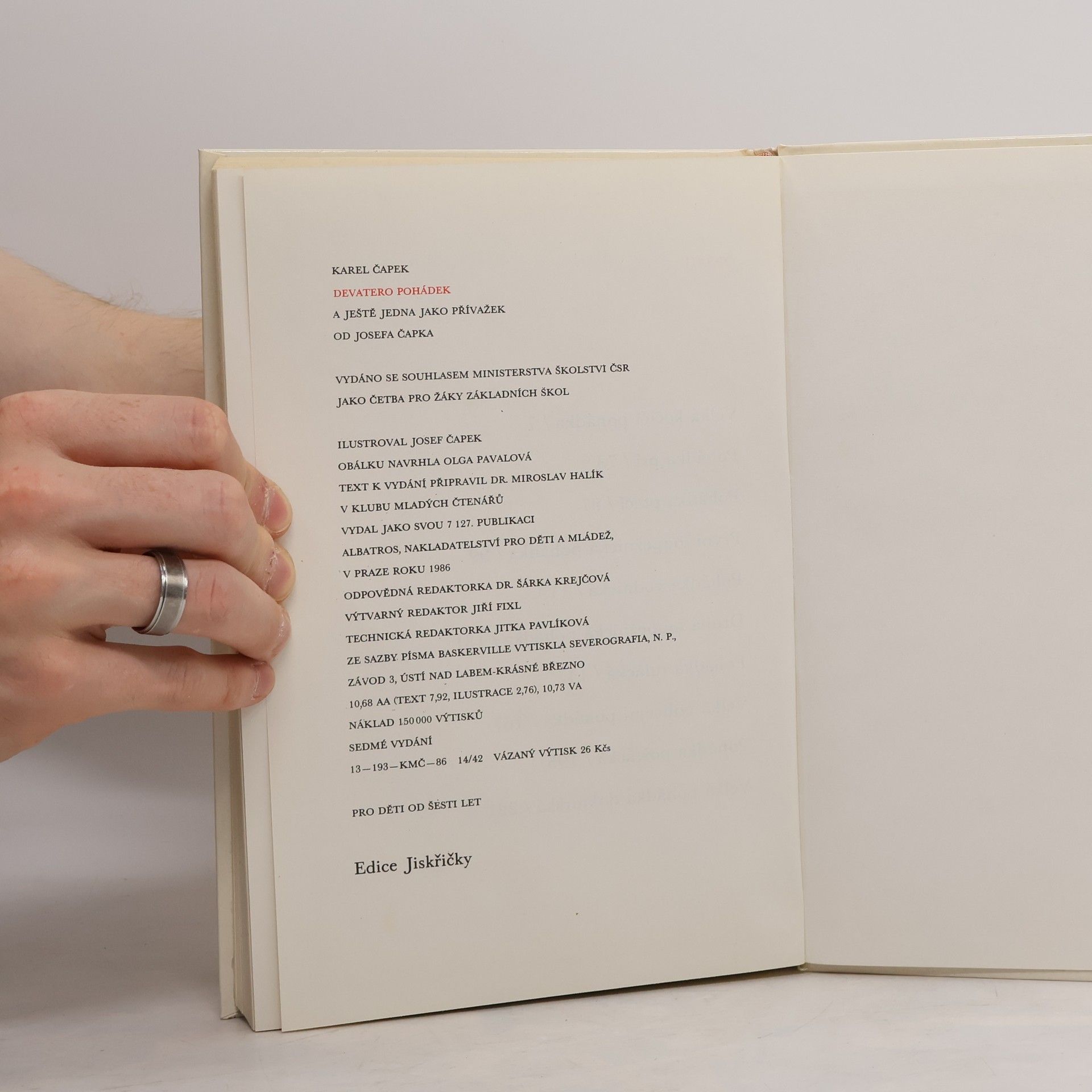 Karel Čapek Devatero pohádek