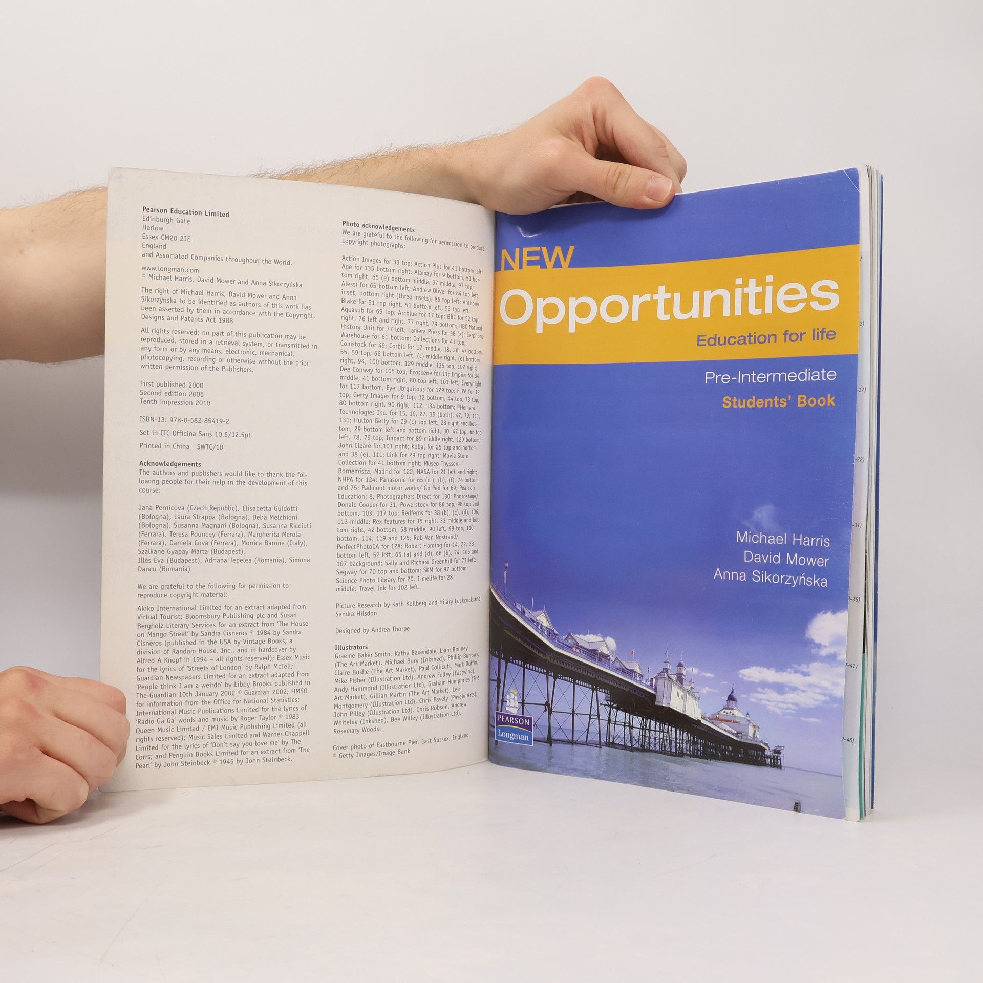 Michael Harris New Opportunities. Education for Life. Pre-Intermediate. Students' Book
