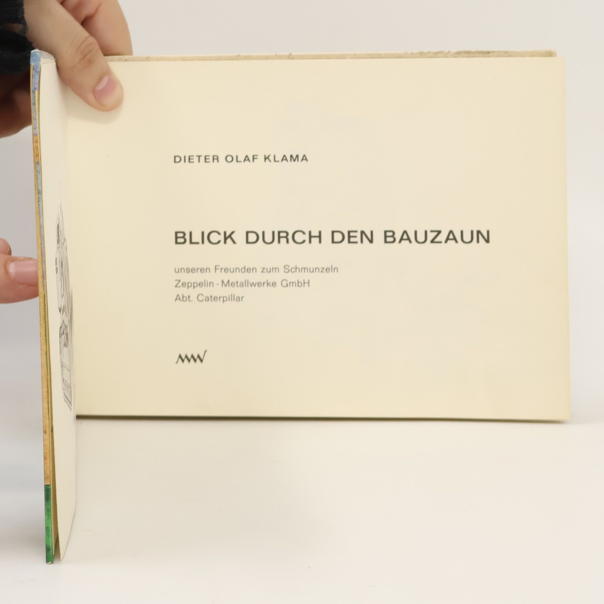 Dieter Olaf Klama Blick durch den Bauzaun