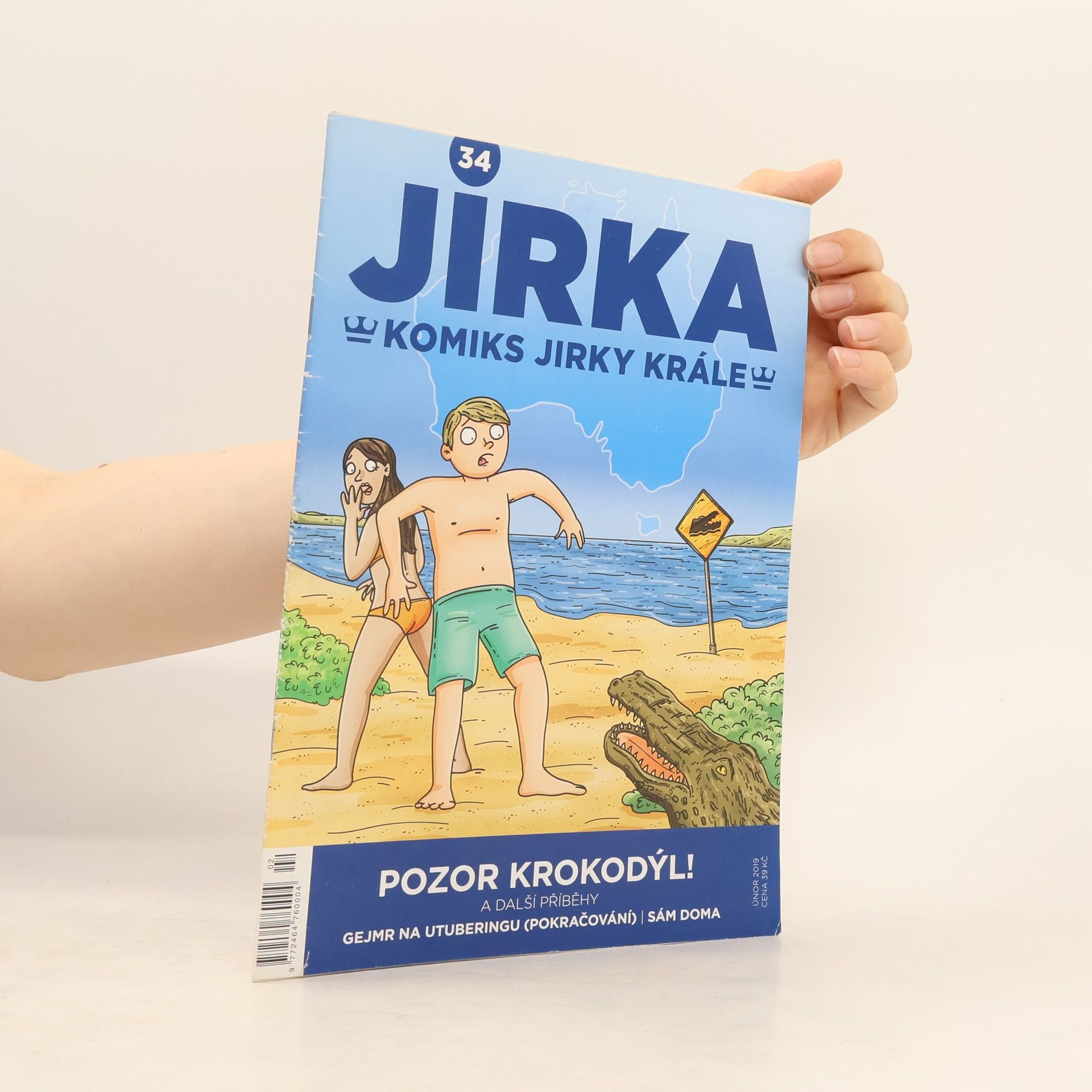 Kolektiv autorů Jirka. Komiks Jirky krále. Pozor krokodýl! Číslo 34