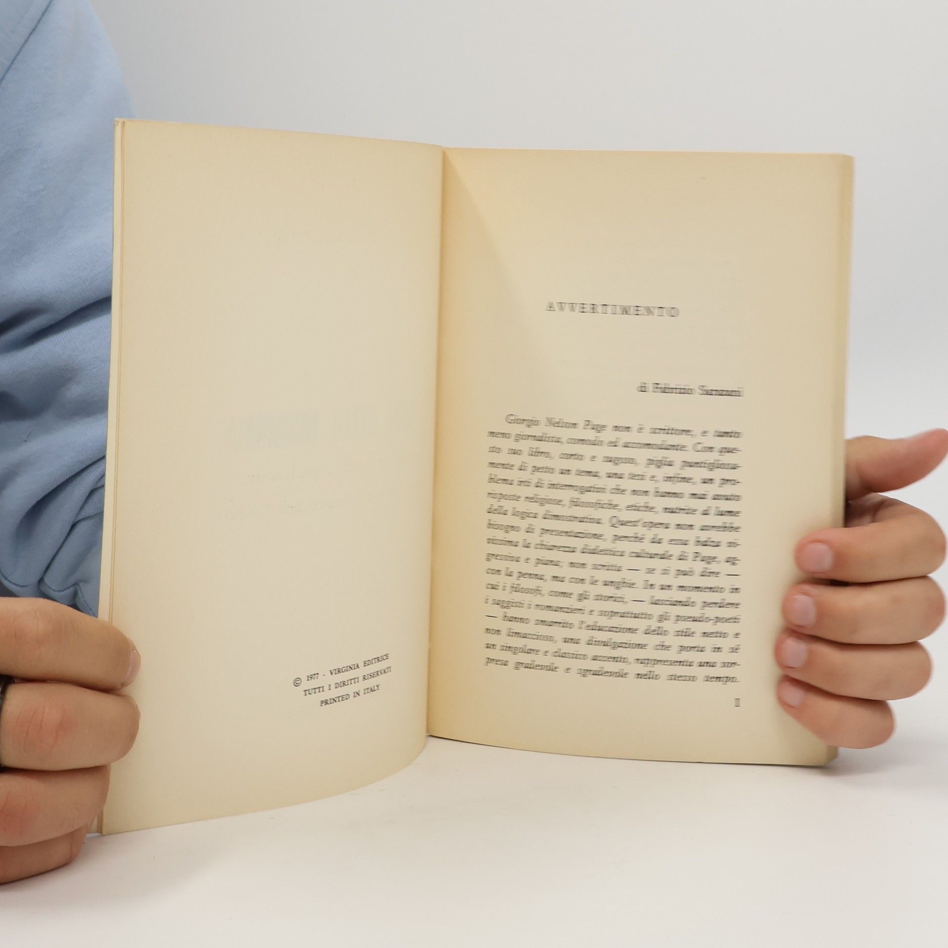 Giorgio Nelson Page  I figli della scimmia