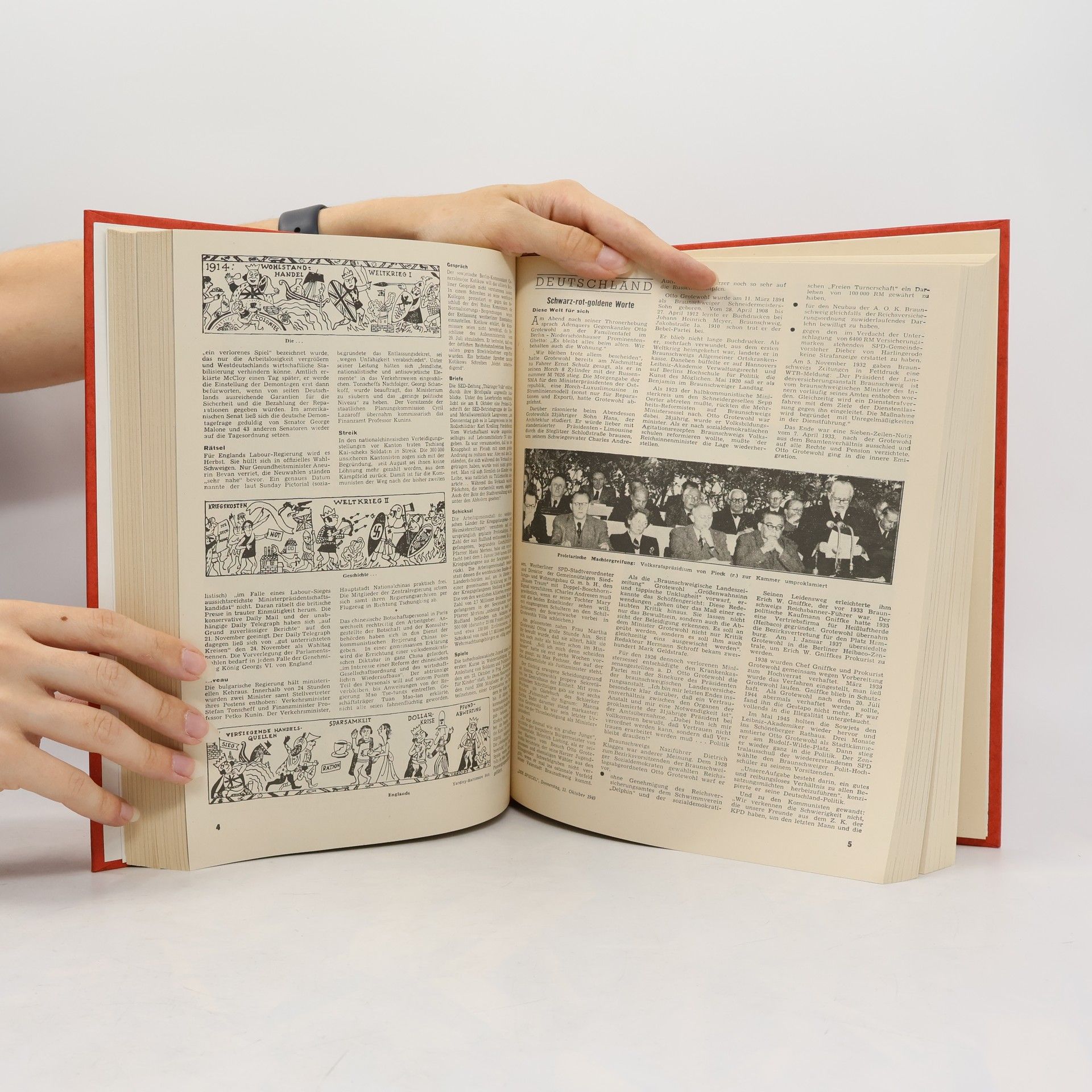 Various authors Der Spiegel Jahrgang III. 1-53/1949. Vollständiger Nachdruck. 2 Bände