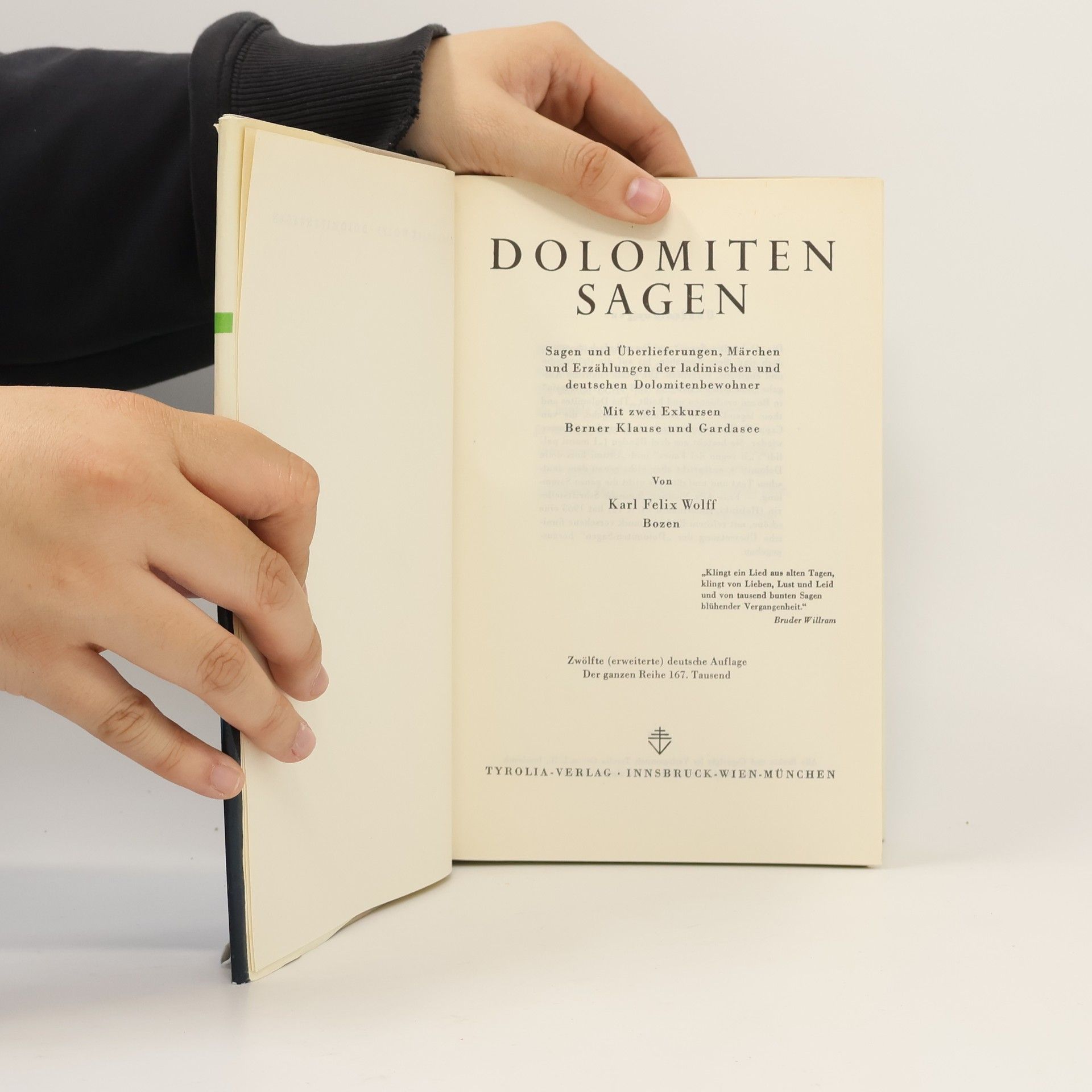 Karl Felix Wolff Dolomiten Sagen