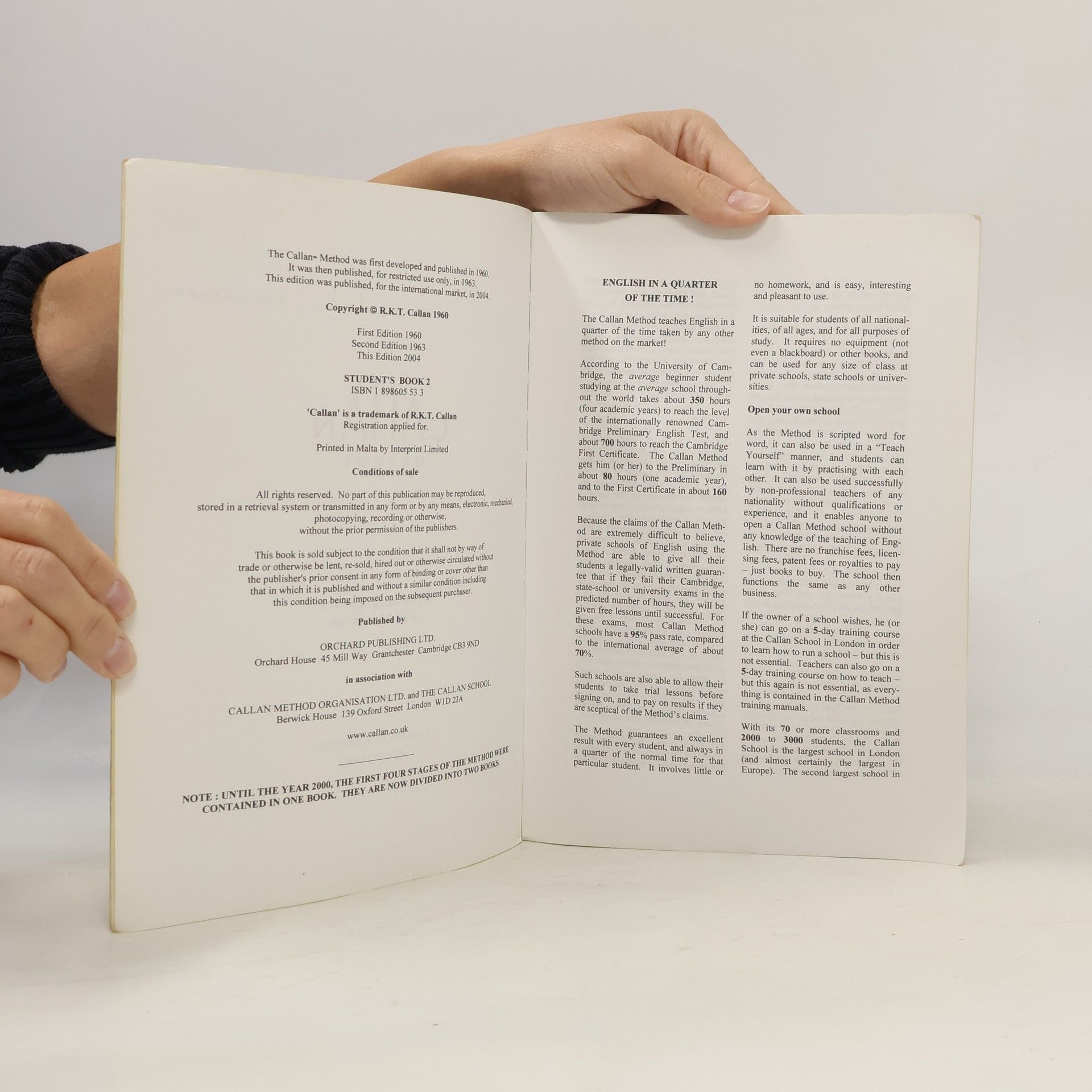 R. K. T. Callan Callan Method. Student's Book 2
