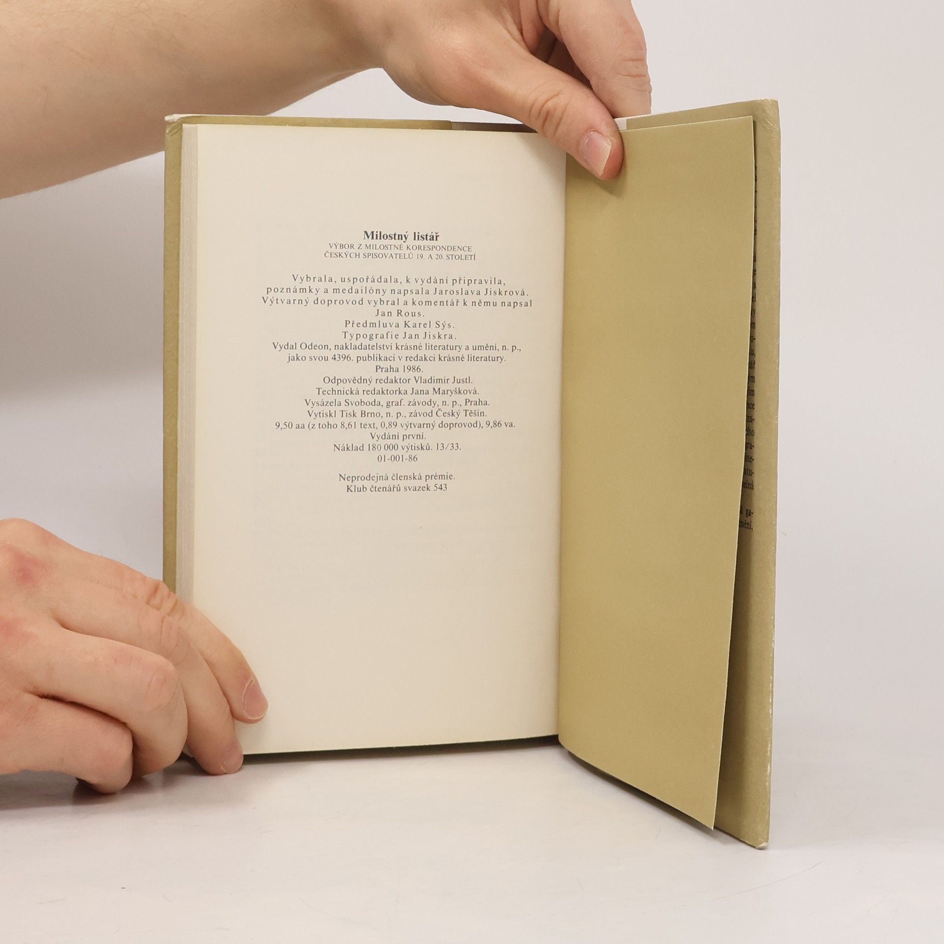 Collectif d'auteurs Milostný listář