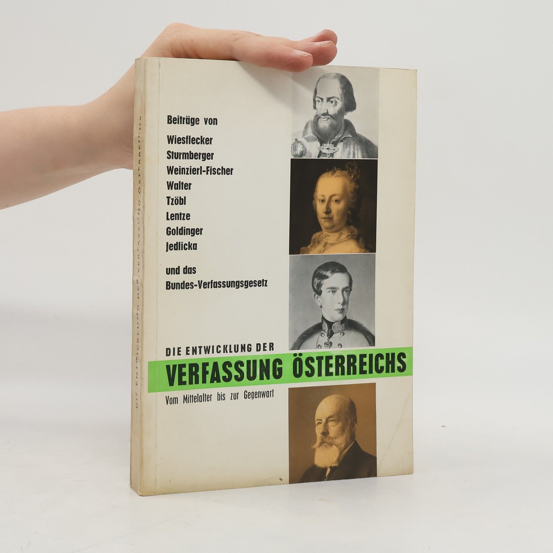 AA.VV. Die entwicklung der Verfassung Österreichs