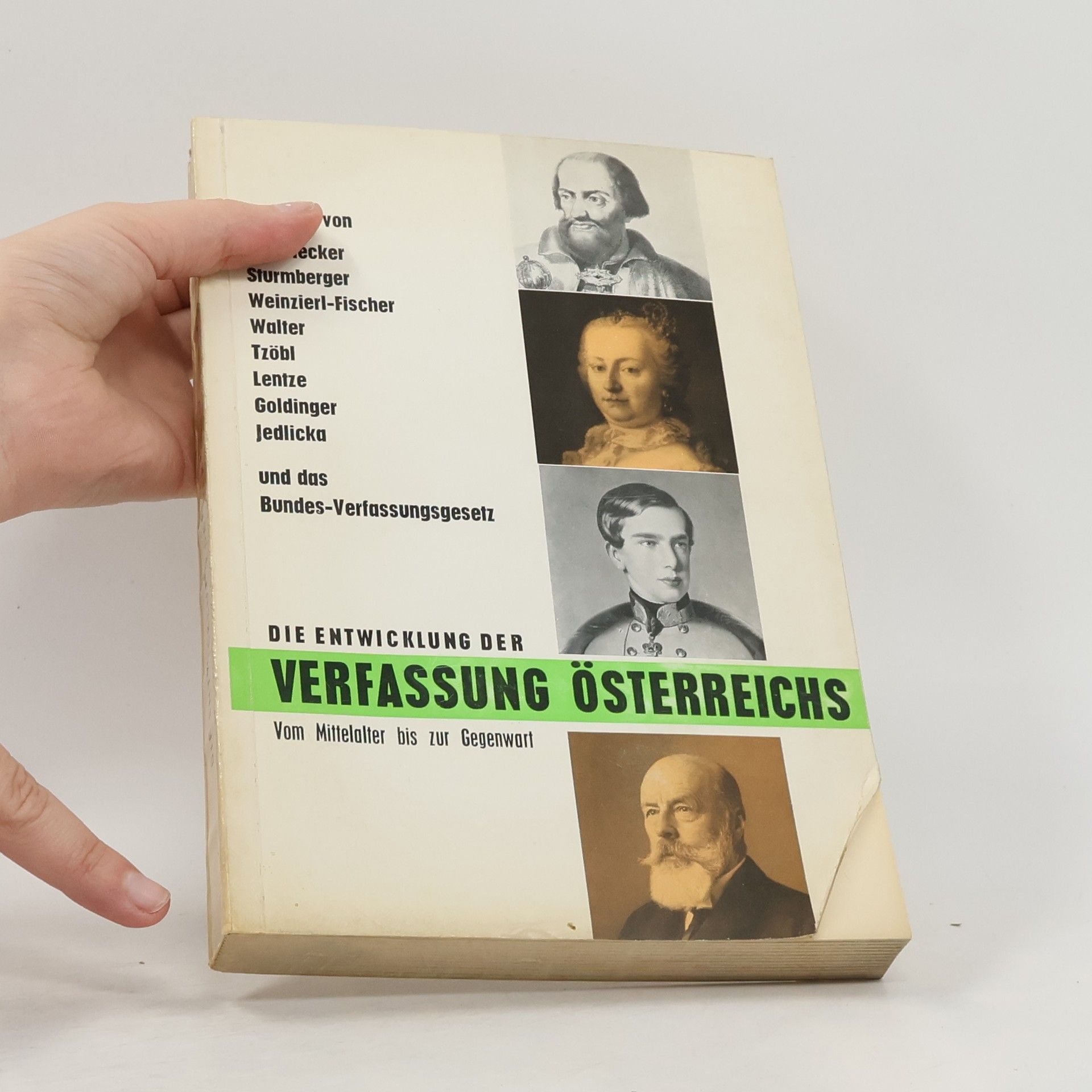 AA.VV. Die entwicklung der Verfassung Österreichs