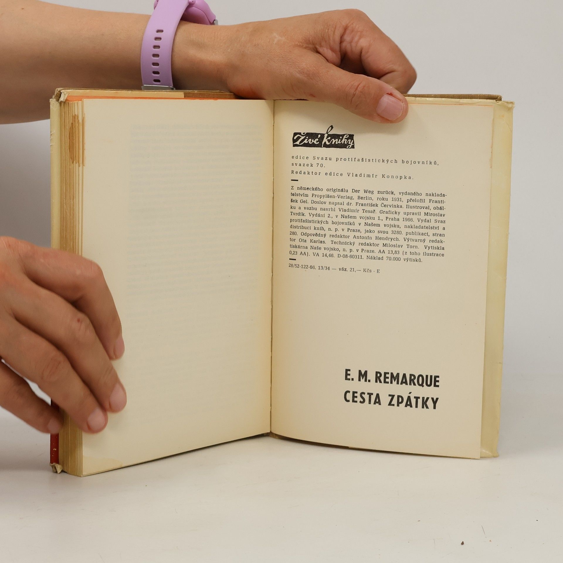 Erich Maria Remarque Cesta zpátky