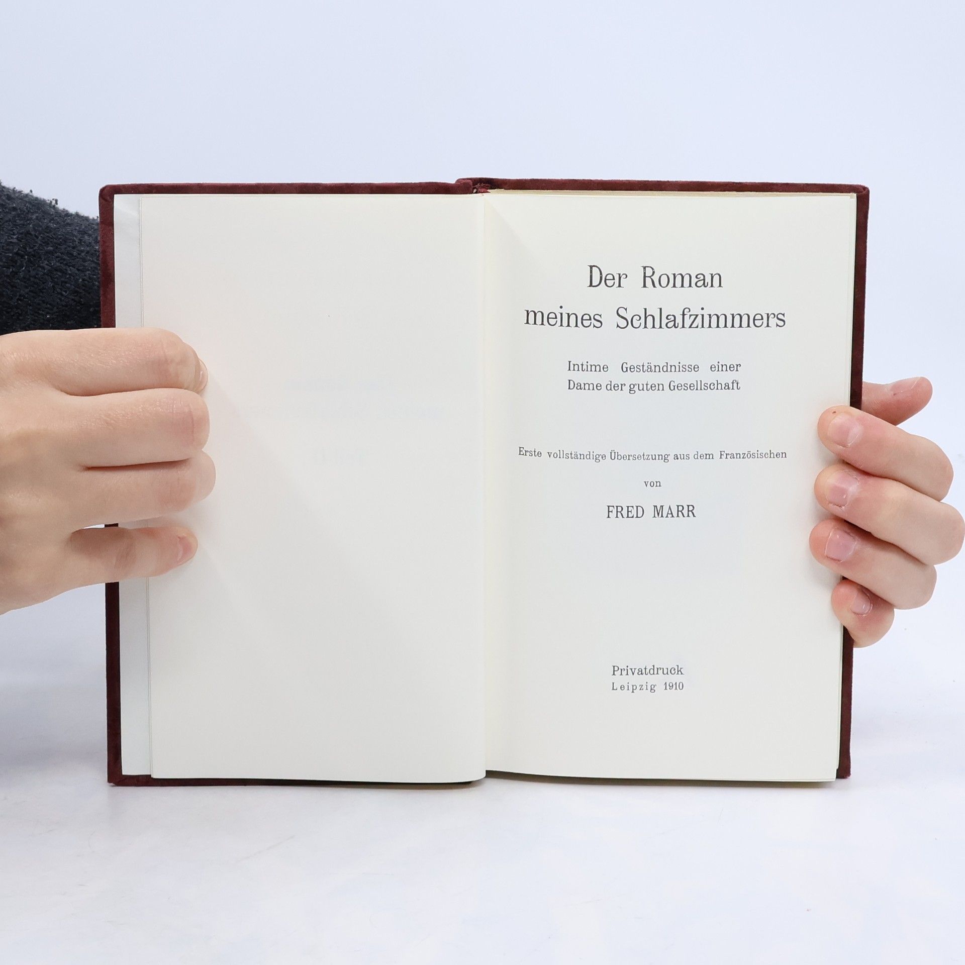 Fred Marr Der Roman meines Schlafzimmers