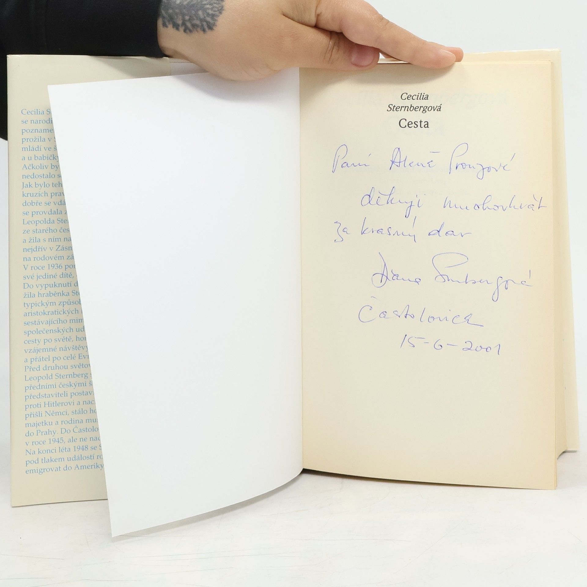 Cecilia Sternberg Cesta: paměti české aristokratky