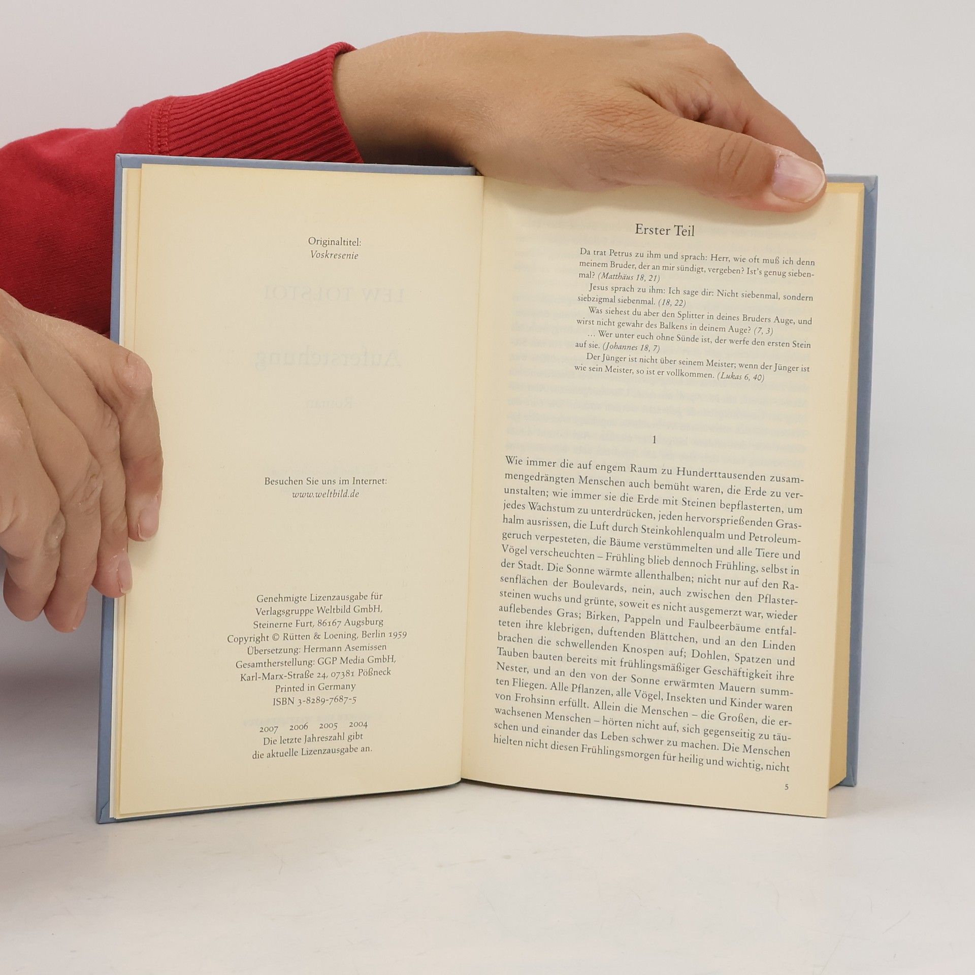Lew Nikolajewitsch Tolstoi Auferstehung