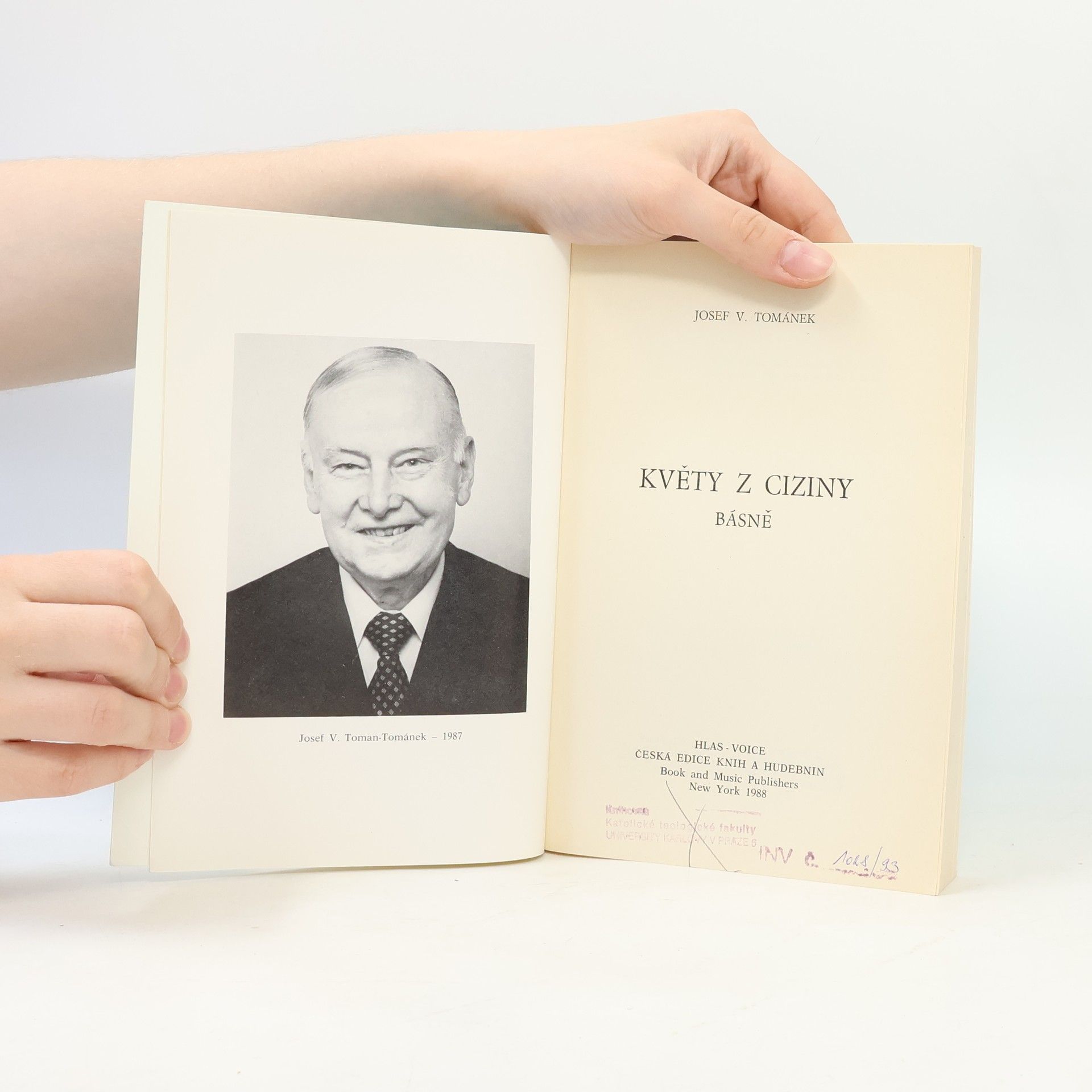Josef Václav Tománek Květy z ciziny