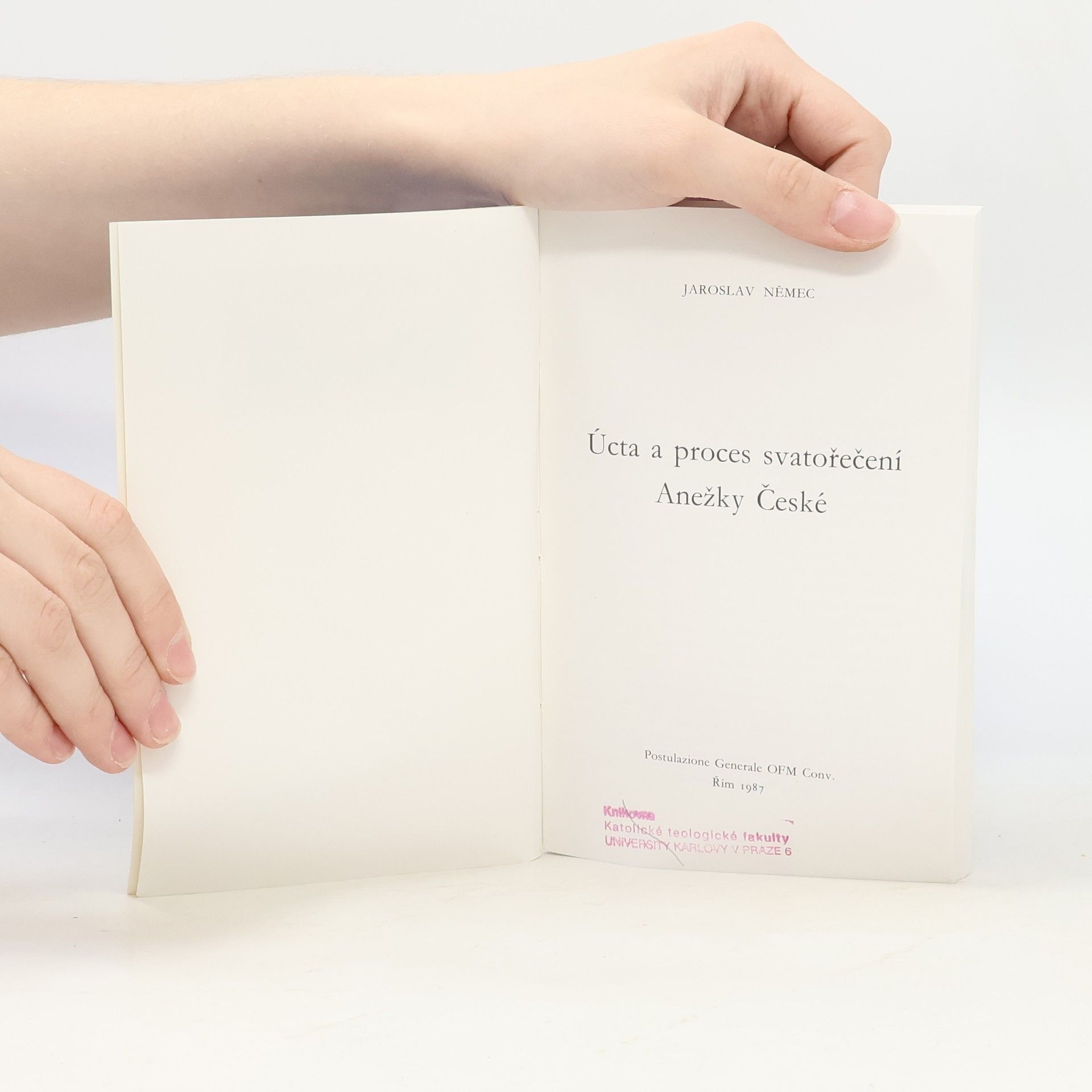 J. Němec Anežka Česká. Úcta a proces svatořečení