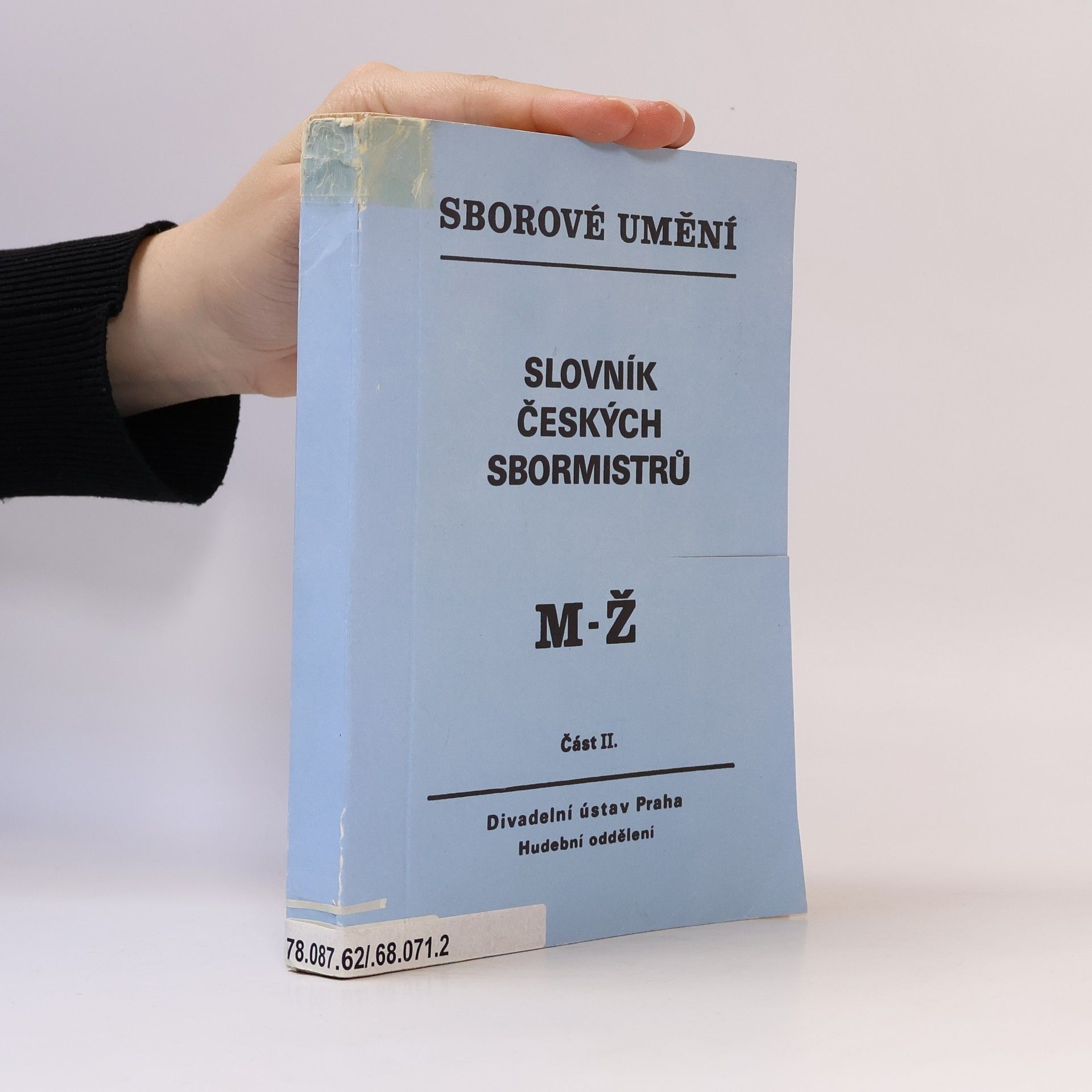 Slovník českých sbormistrů II.