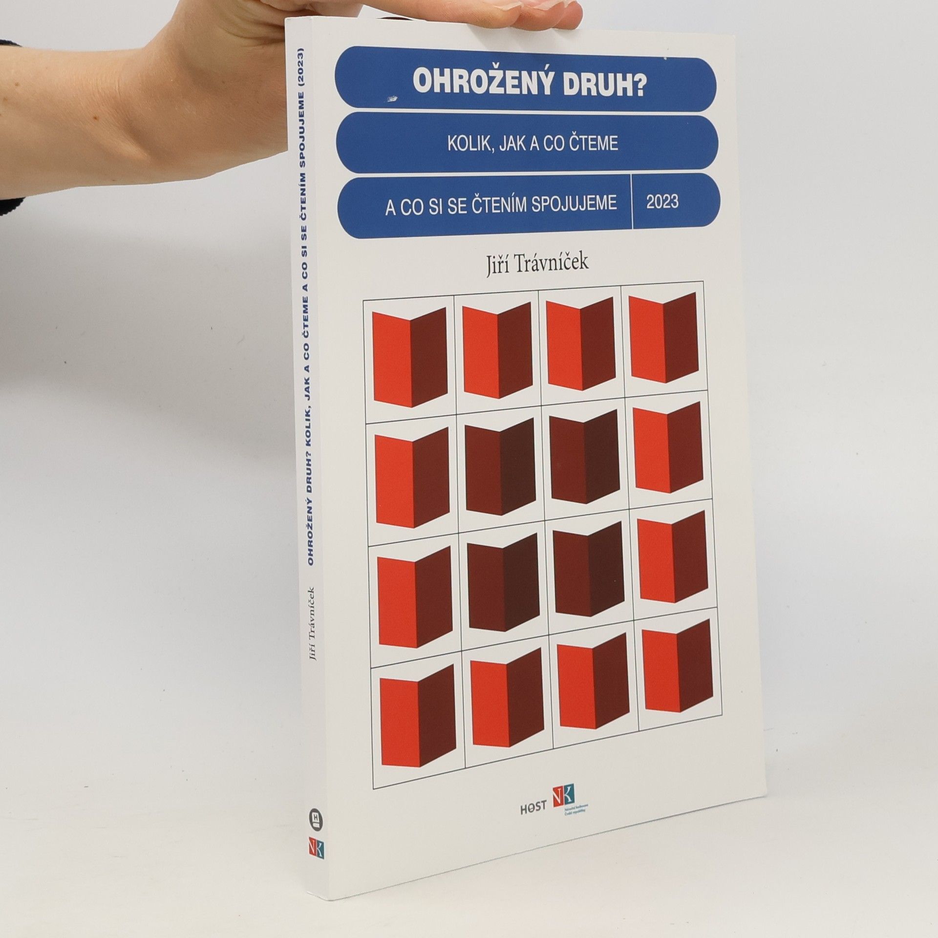 Jiří Trávníček Ohrožený druh? - Kolik, jak a co čteme a co si se čtením spojujeme (2023)