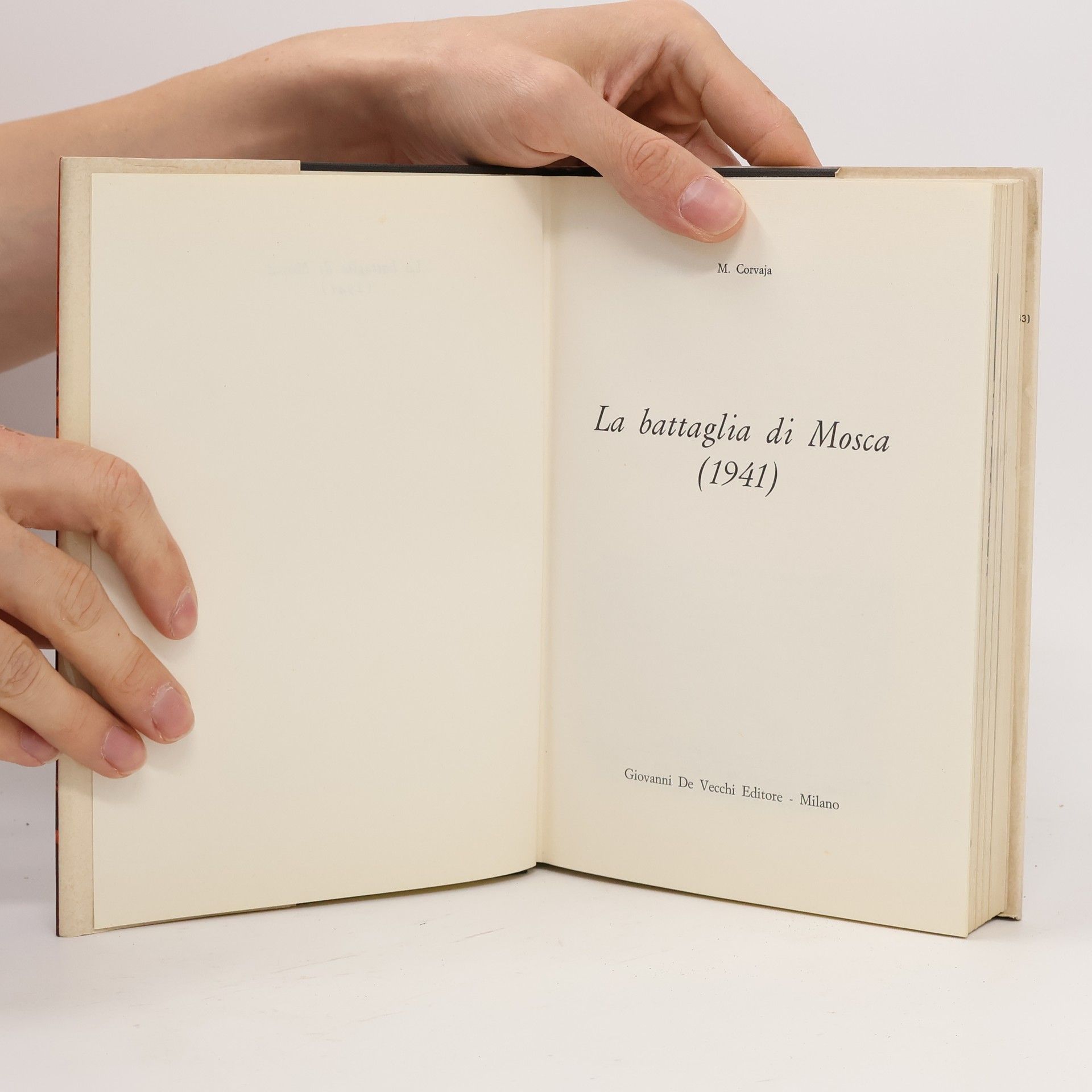 M. Corvaja La battaglia di Mosca (1941)