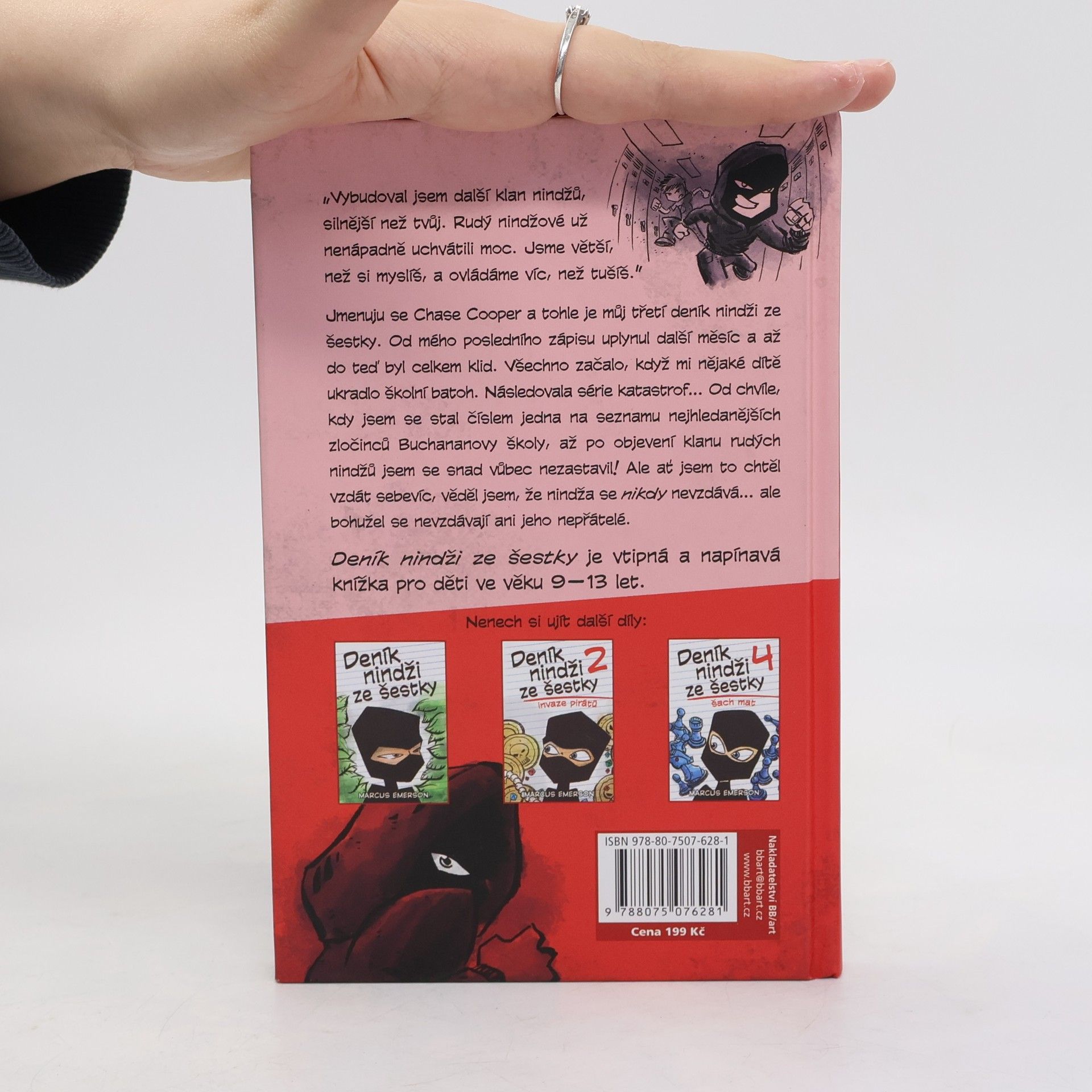 Marcus Emerson Denín nindži ze šestky 3. Vzestup rudých nindžů.