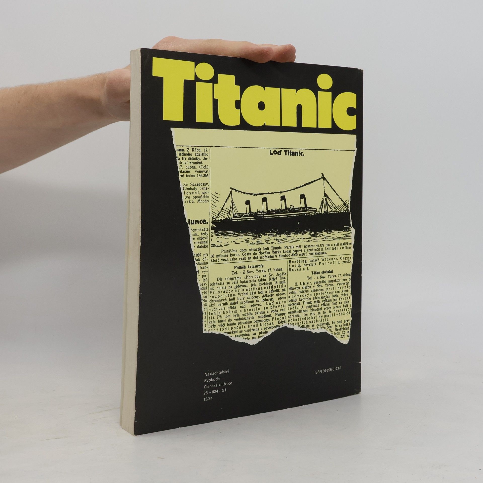 Oldřich Pošmurný Titanic
