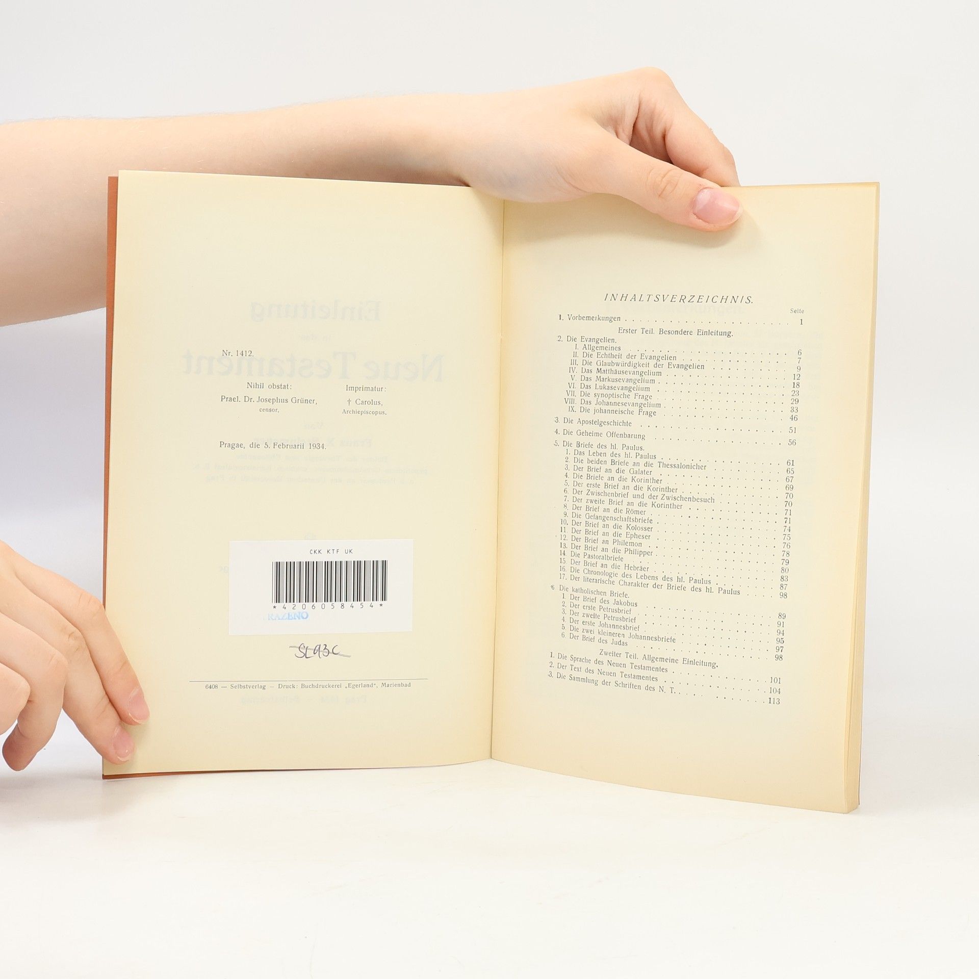 Franz Xaver Steinmeyer Einleitung in das Neue Testament