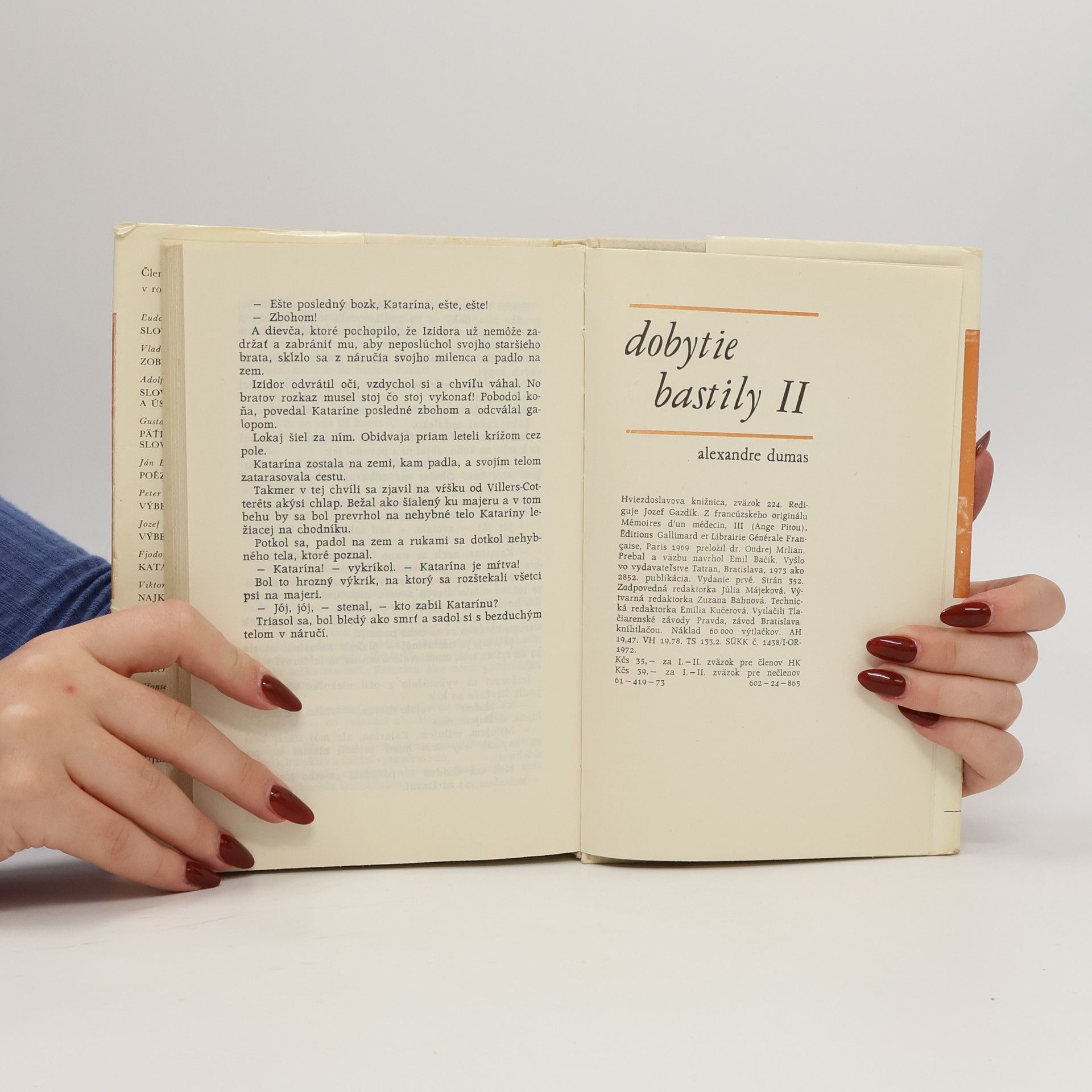 Alexandre Dumas der Ältere Dobytie Bastily II