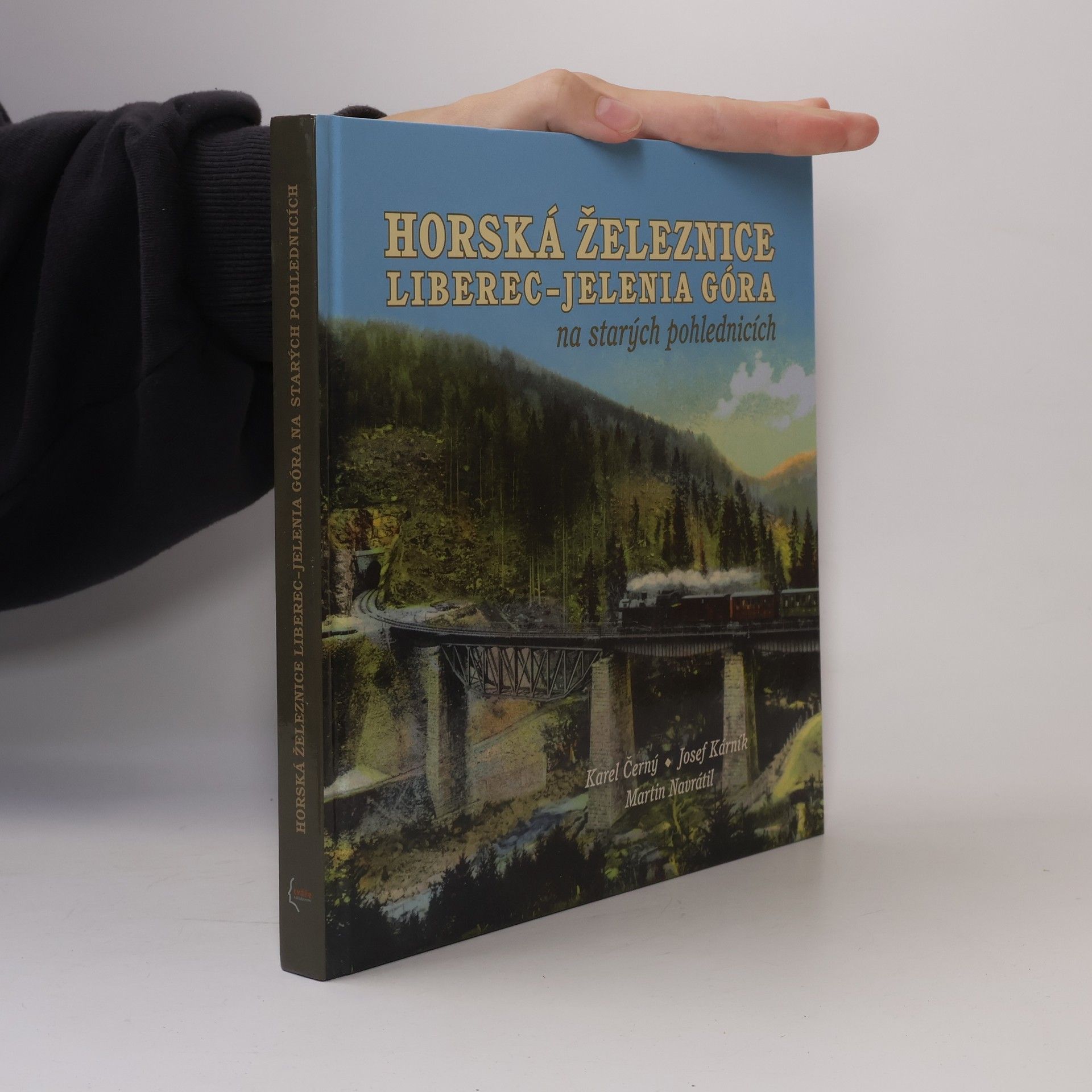 Josef Kárník Horská železnice Liberec – Jelenia Góra na starých pohlednicích