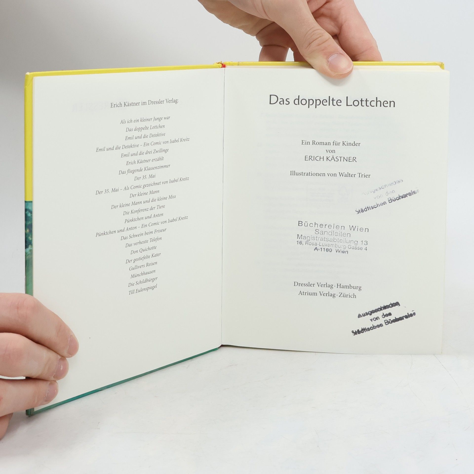 Erich Kästner Das doppelte Lottchen. Ein Roman für Kinder