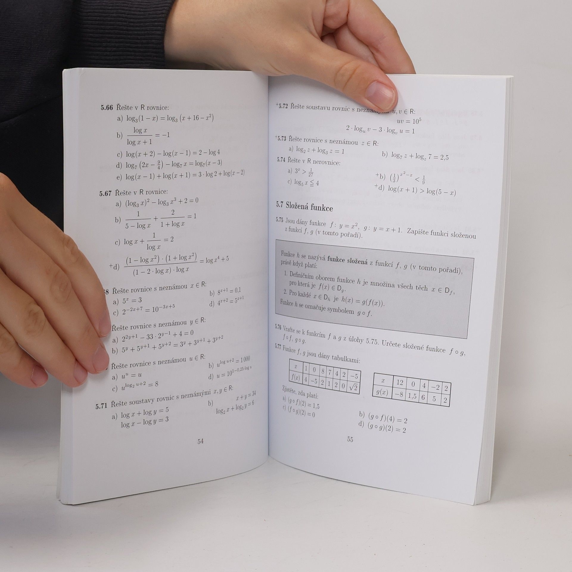 Oldřich Odvárko Sbírka úloh z matematiky pro gymnázia. Funkce