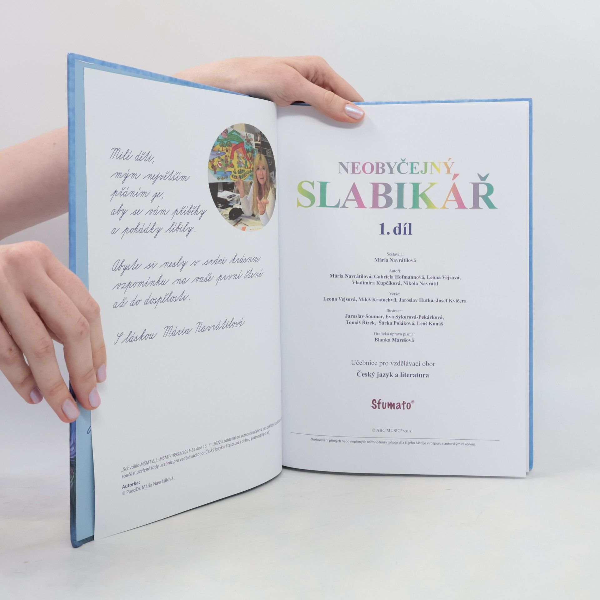 Mária Navrátilová Neobyčejný slabikář 1. díl