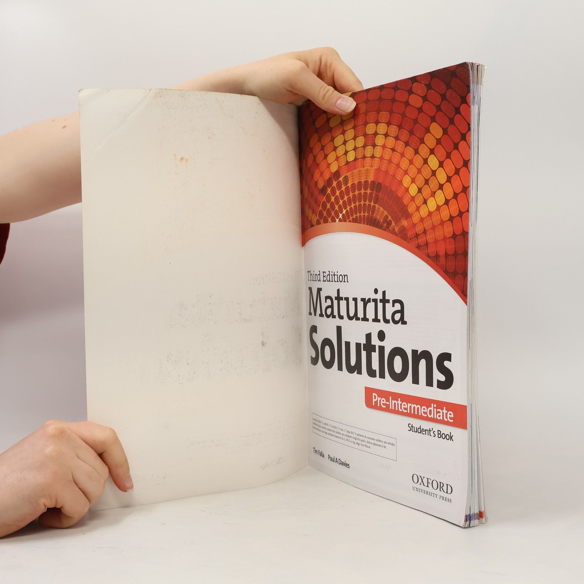 Tim Falla Maturita solutions : third edition. Pre-intermediate. Student's book
