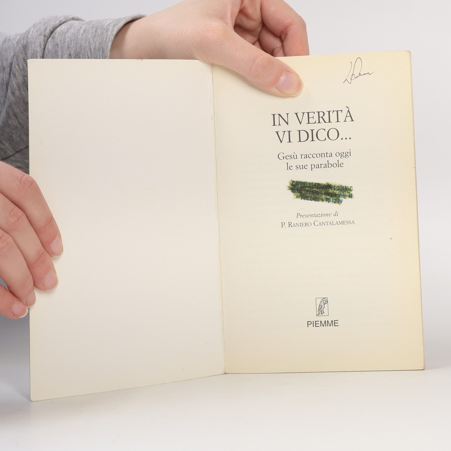 Raniero Cantalamessa In verità vi dico...Gesù racconta oggi le sue parabole