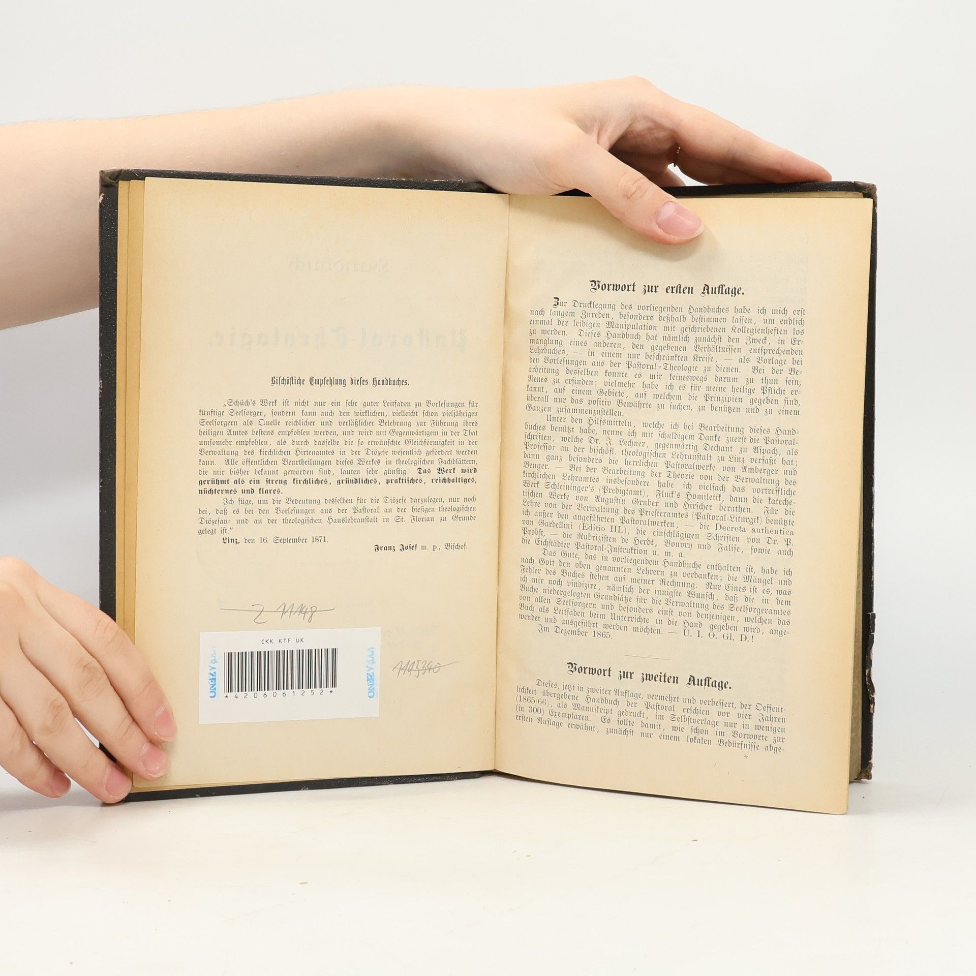Ignaz Schüch Handbuch der Pastoral-Theologie