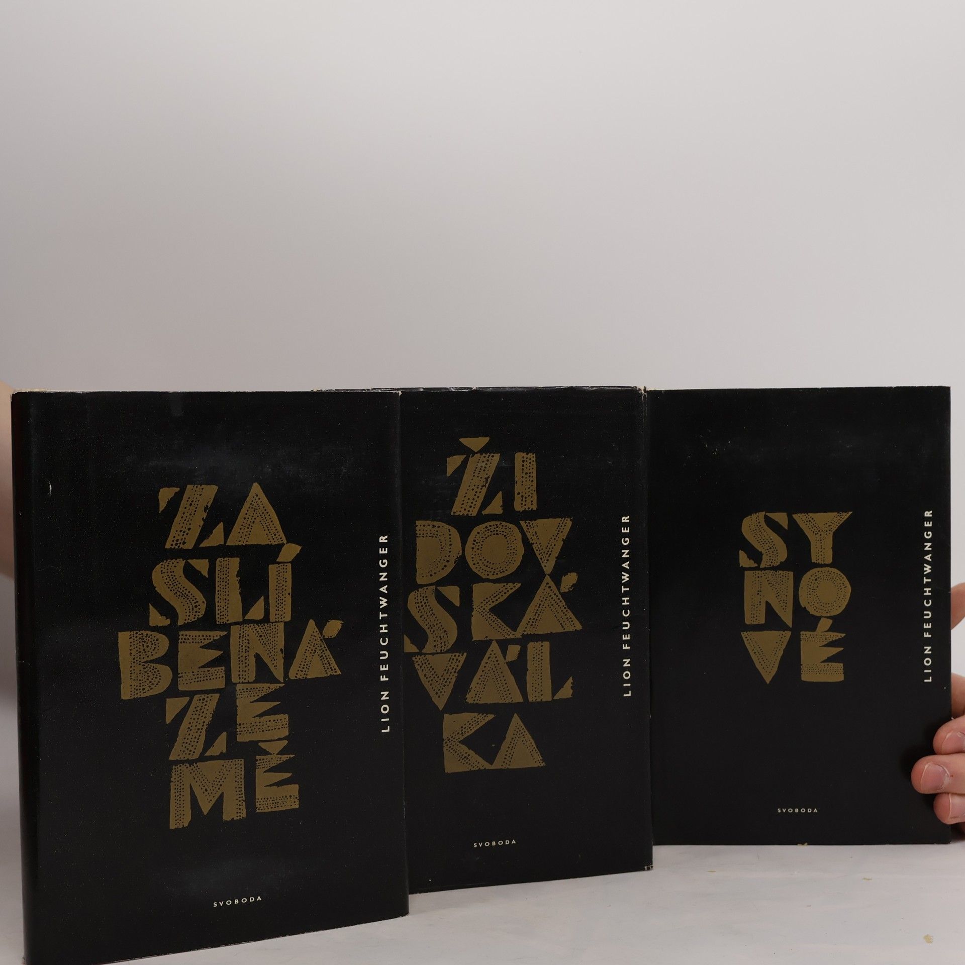 Lion Feuchtwanger Židovská válka. Synové. Zaslíbená země