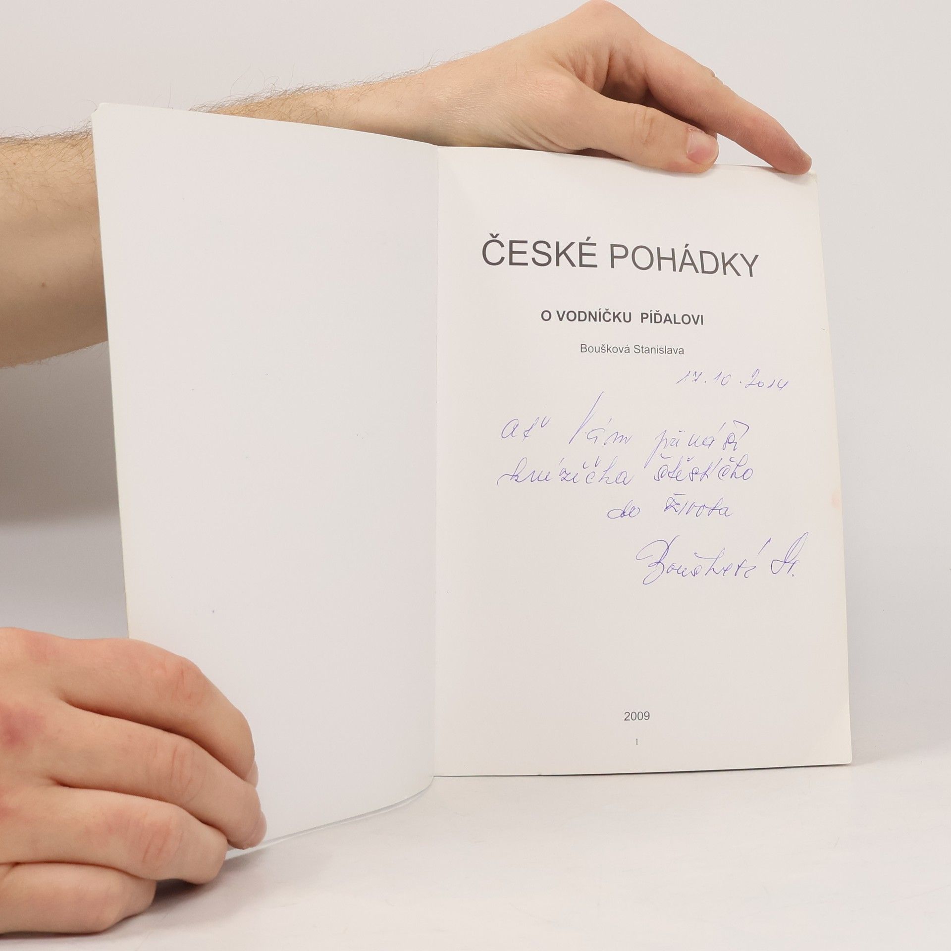 Stanislava Boušková O vodníčkovi Píďalovi