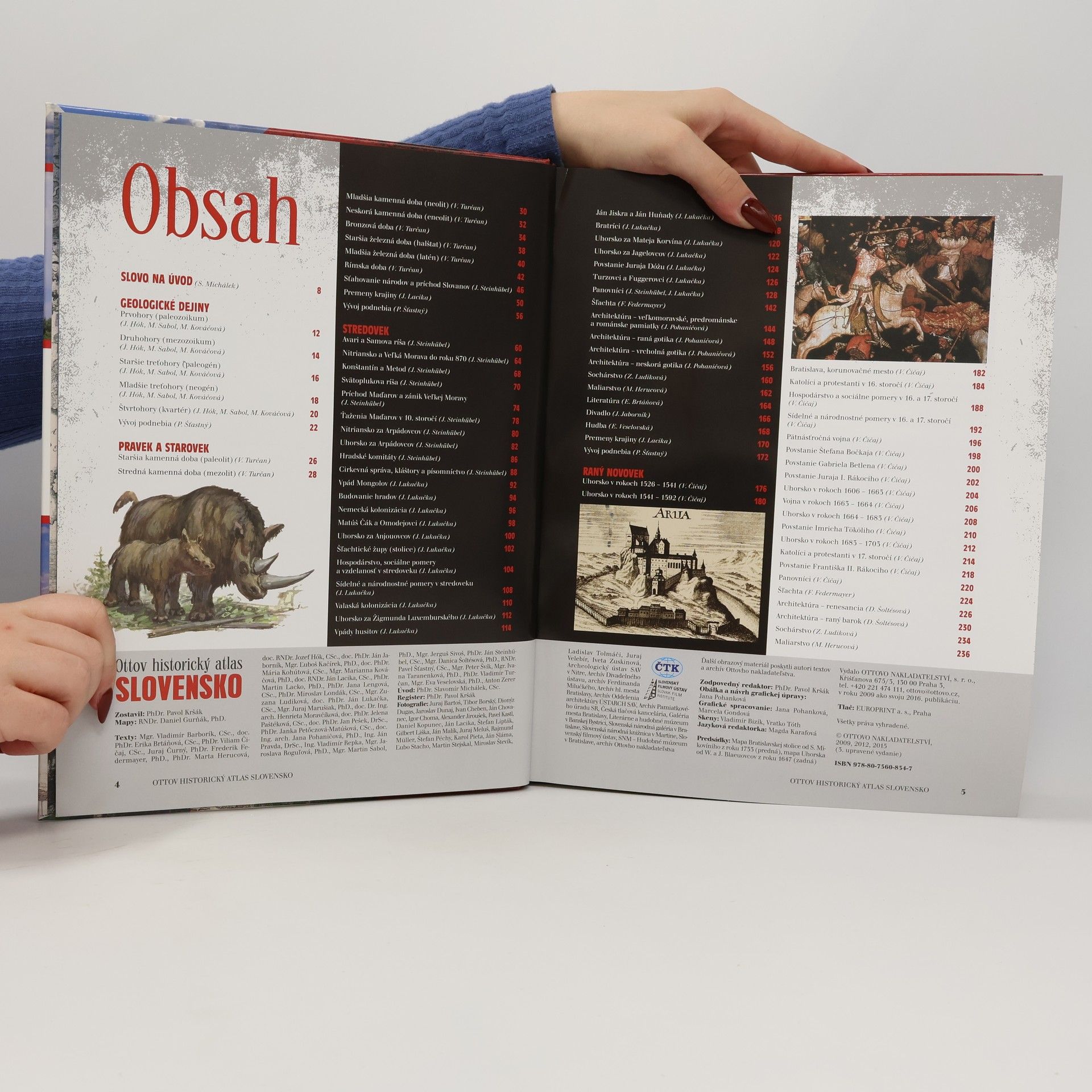 Pavol Kršák Ottov historický atlas. Slovensko