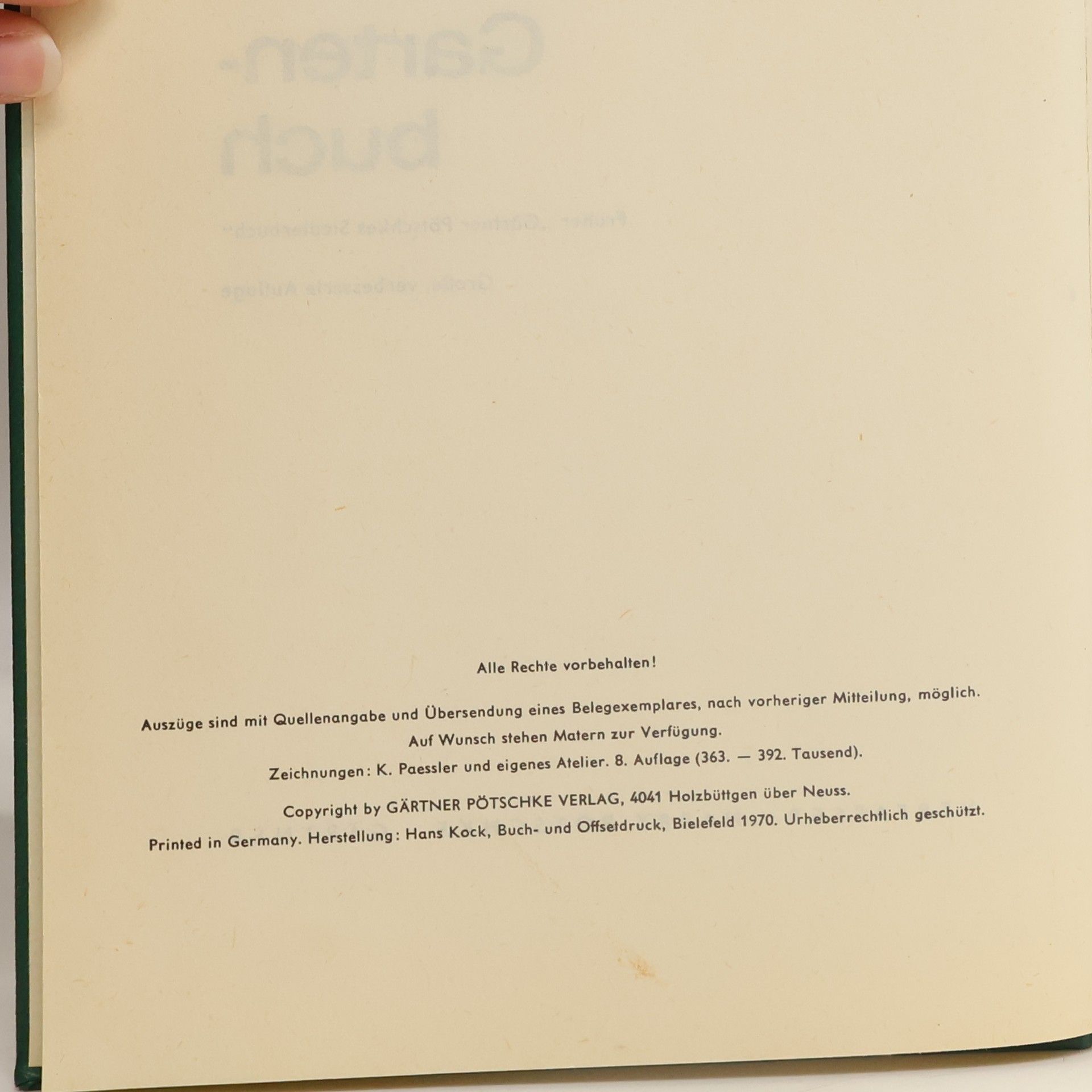 Harry Pötschkes Gärtner Pötschkes großes Gartenbuch