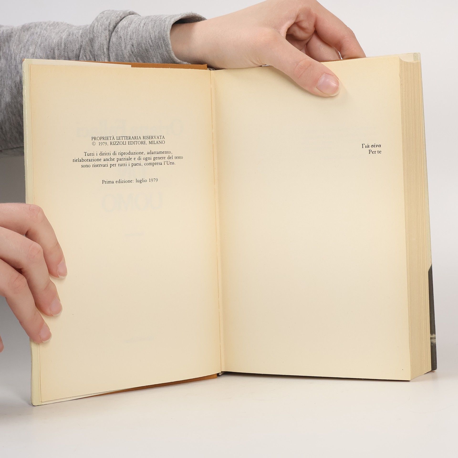 Oriana Fallaci Un Hombre