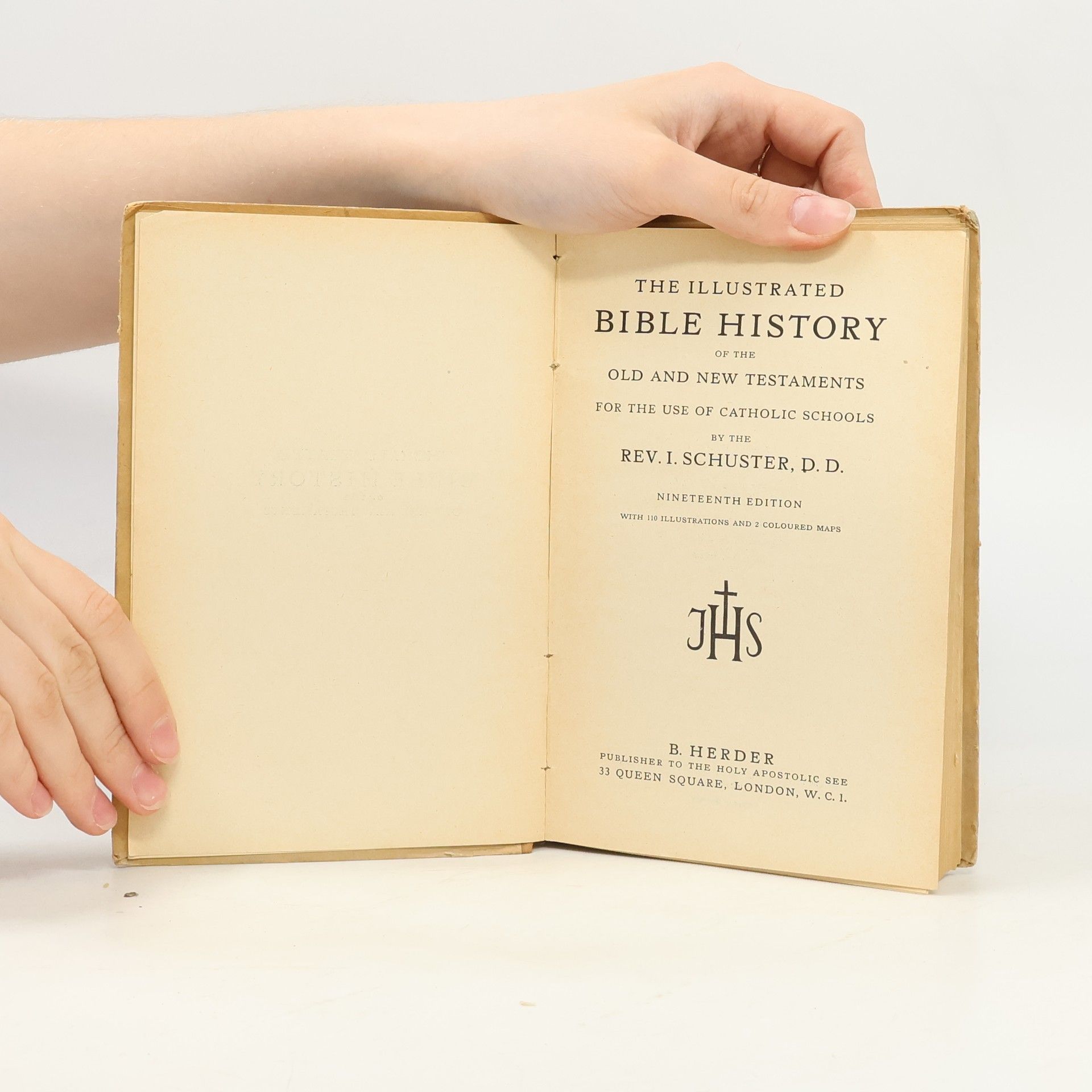 D. D. Rev. I. Schuster The Illustrated Bible History