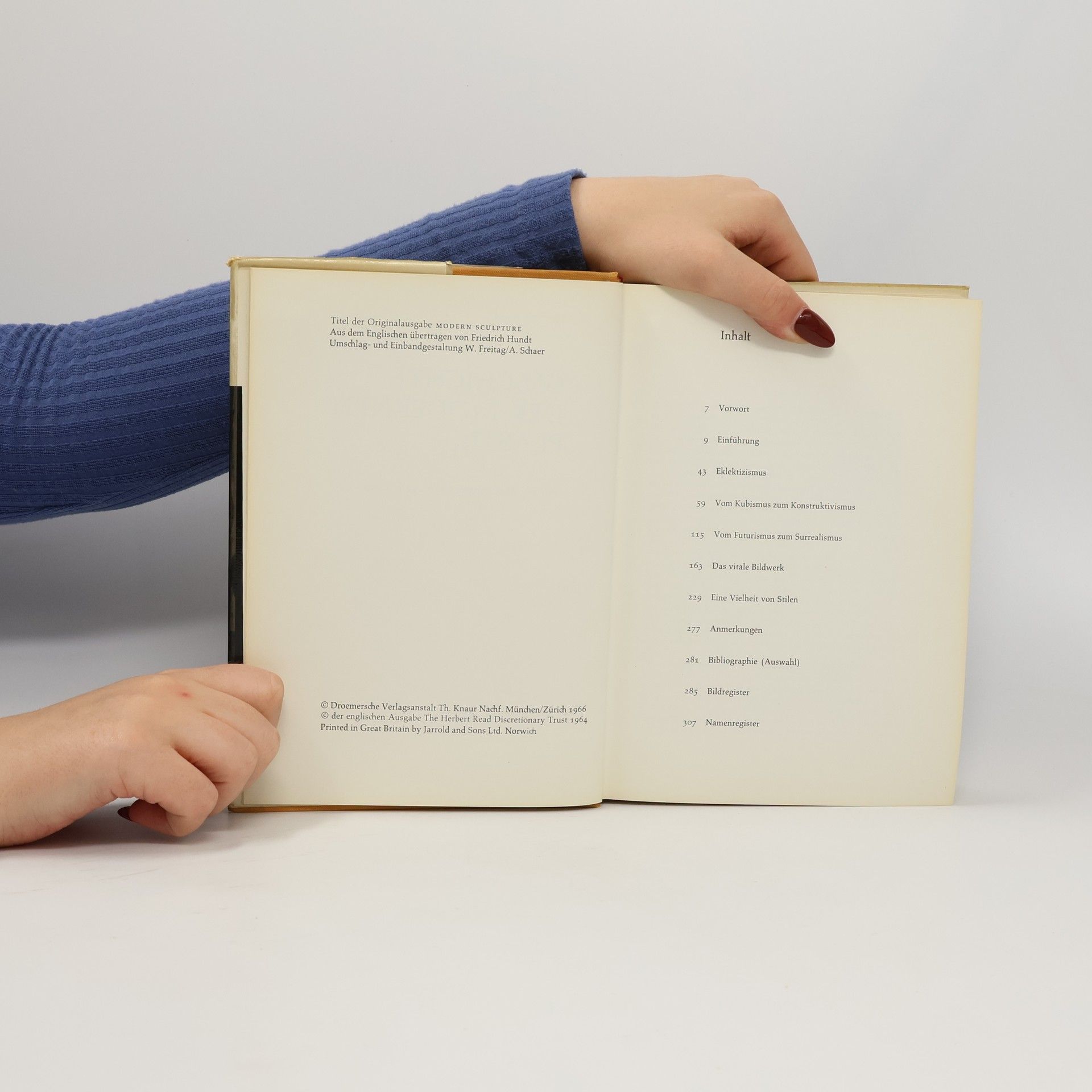 Herbert Edward Read Geschichte der modernen Plastik