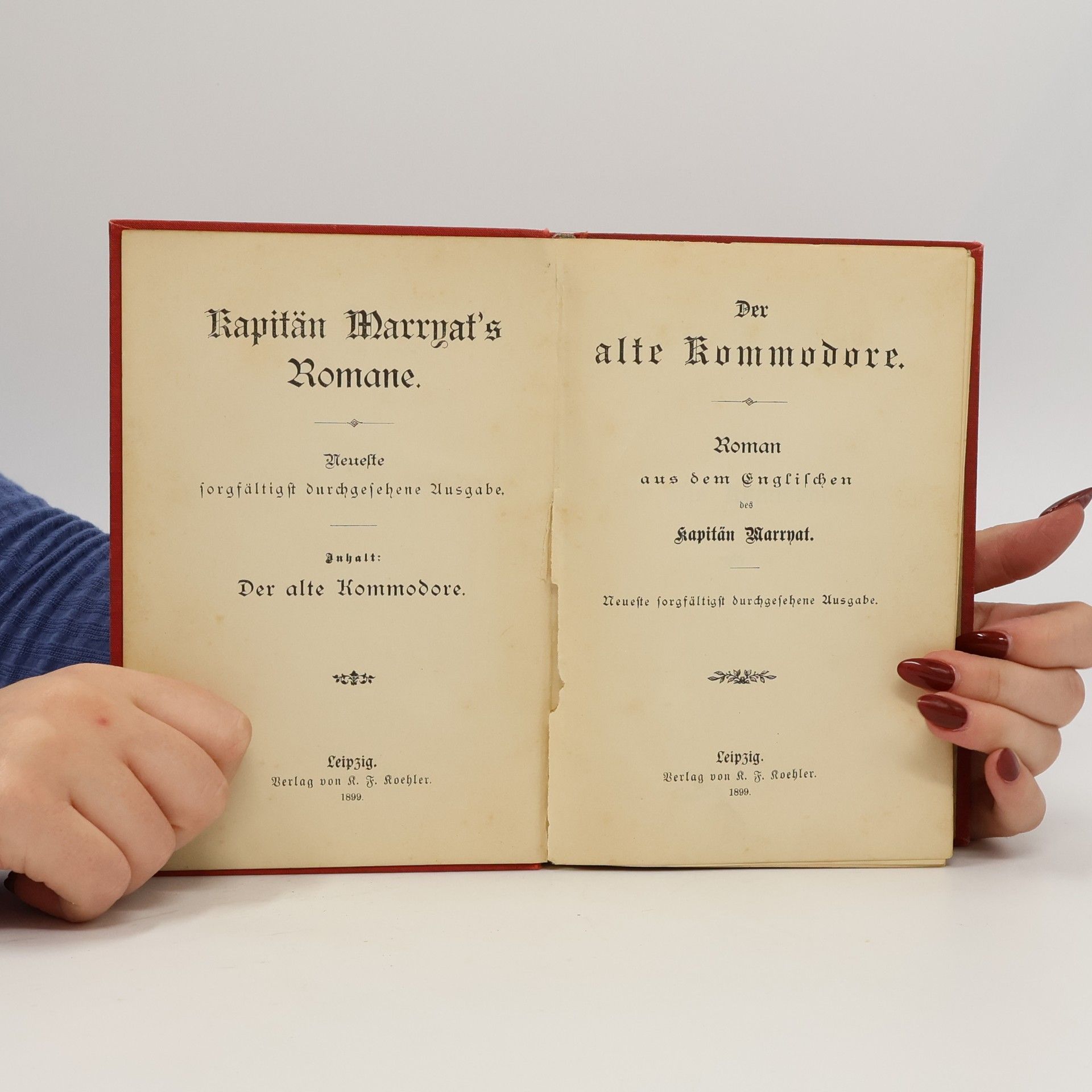 Kapitän Marryat Der alte Kommodore