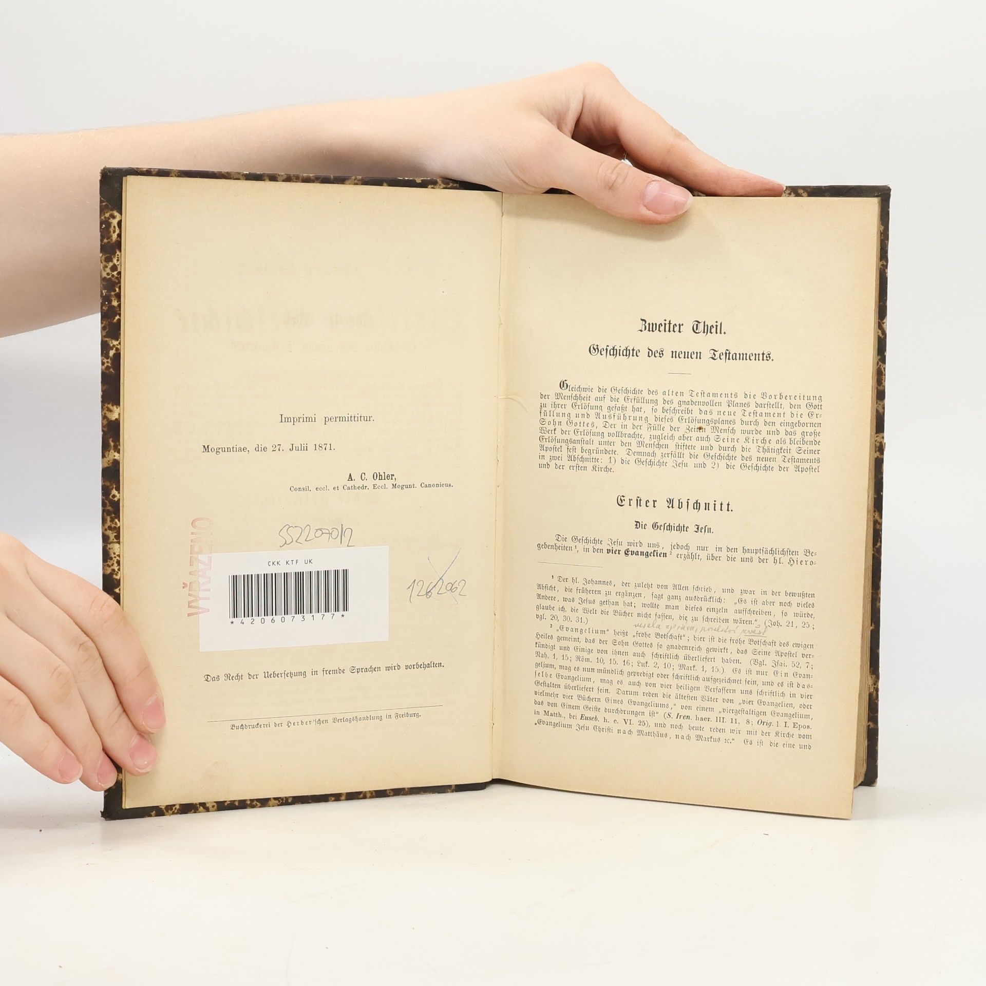 Johann Baptist Holzammer Dr. J. Schusters Handbuch zur Biblischen Geschichte des Alten und Neuen Testaments 2