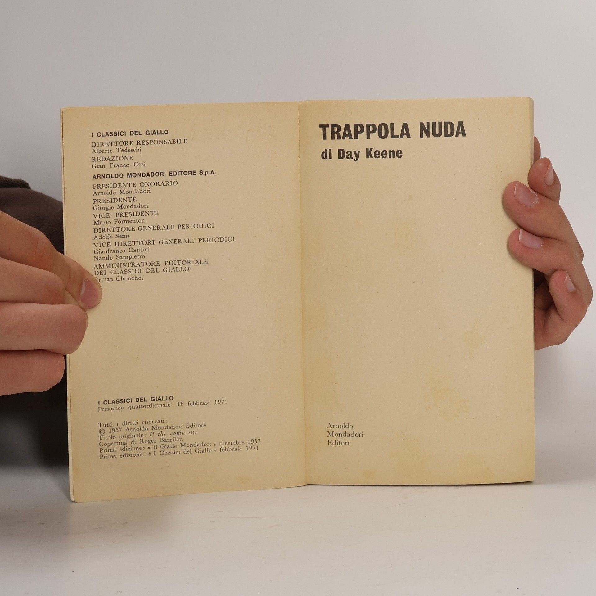 Day Keene Trappola Nuda