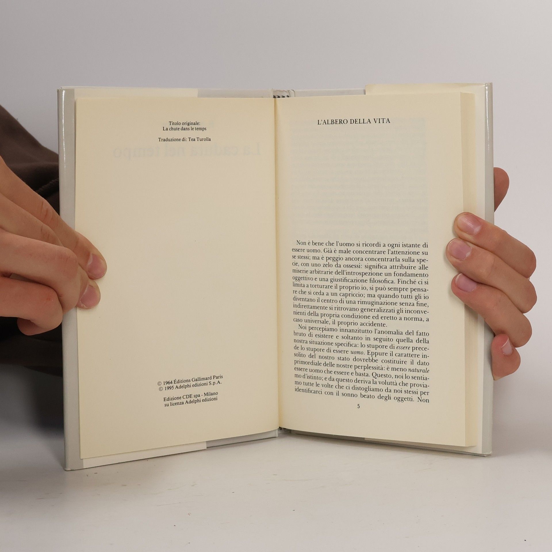 Emile Cioran  La caduta nel tempo