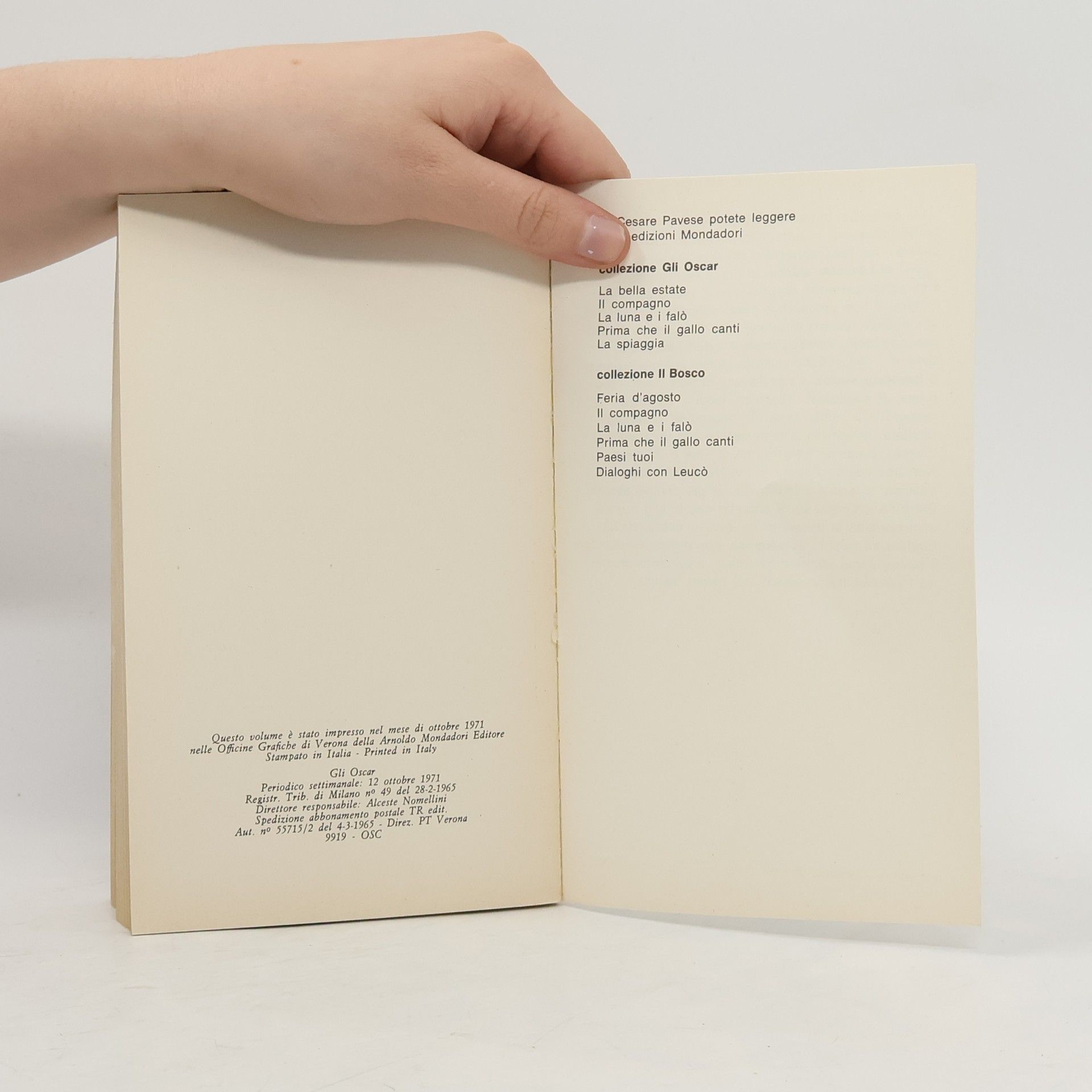 Cesare Pavese Poesie