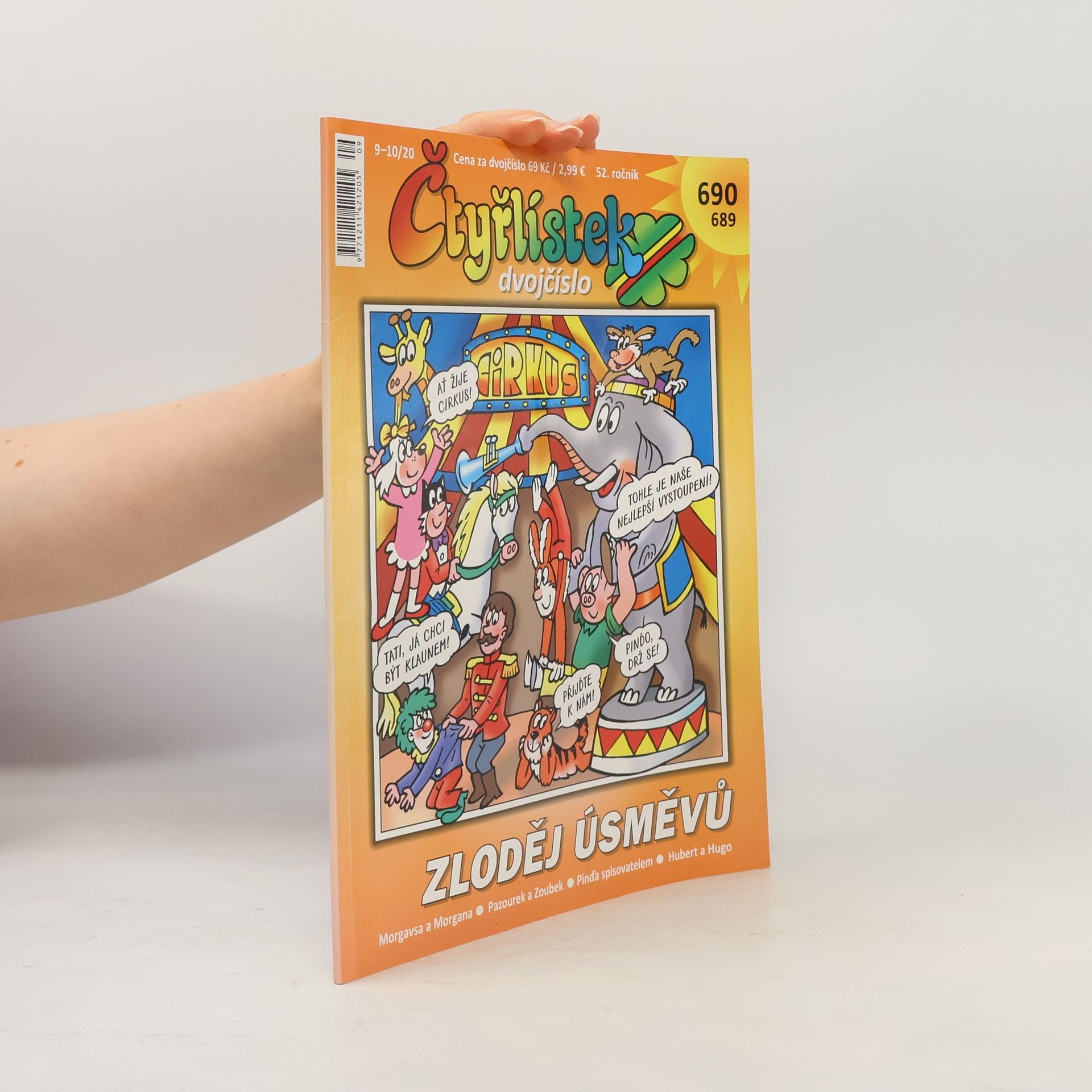 Kolektiv autorů Čtyřlístek 689-690, 9-10/2020