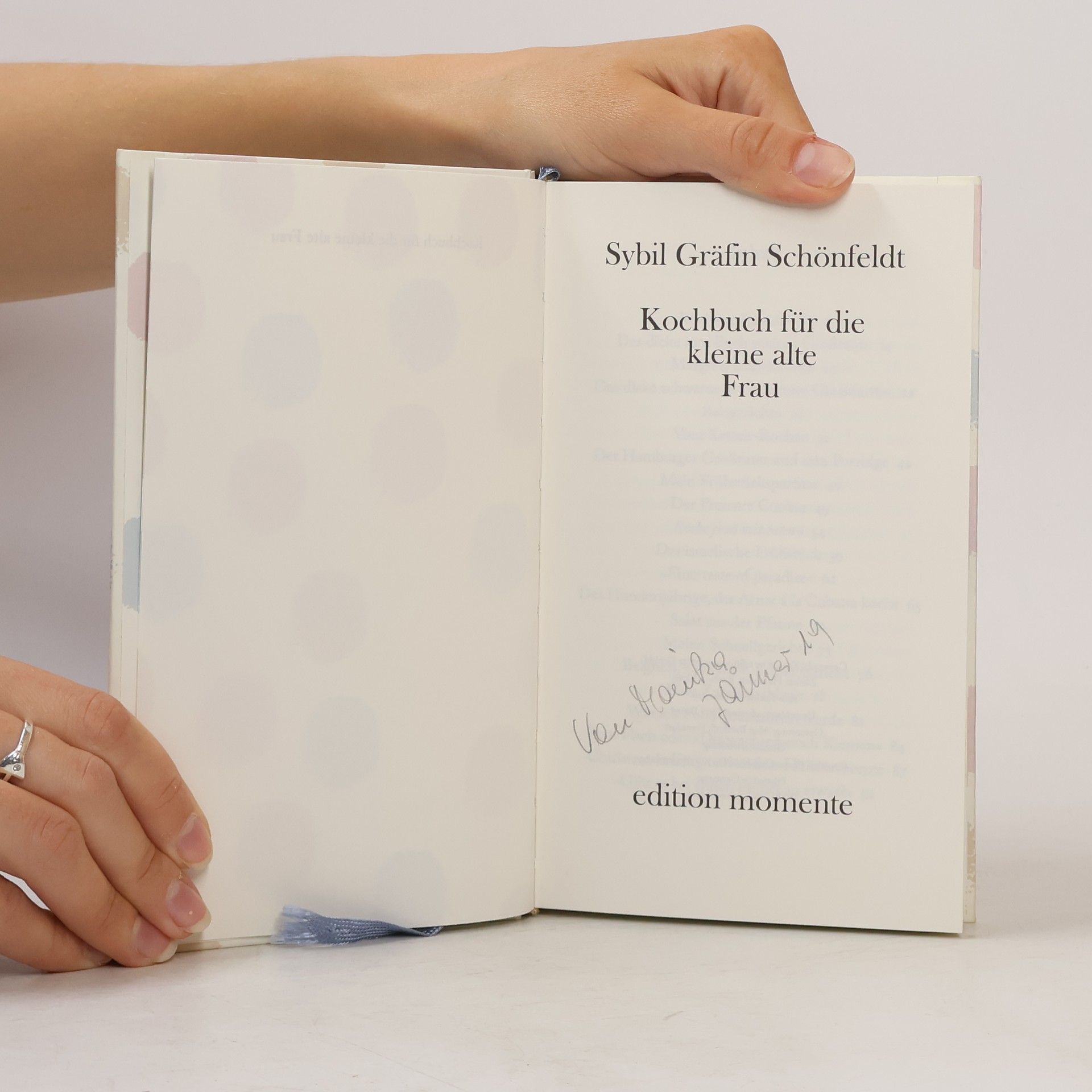 Sybil Schönfeldt Kochbuch für die kleine alte Frau