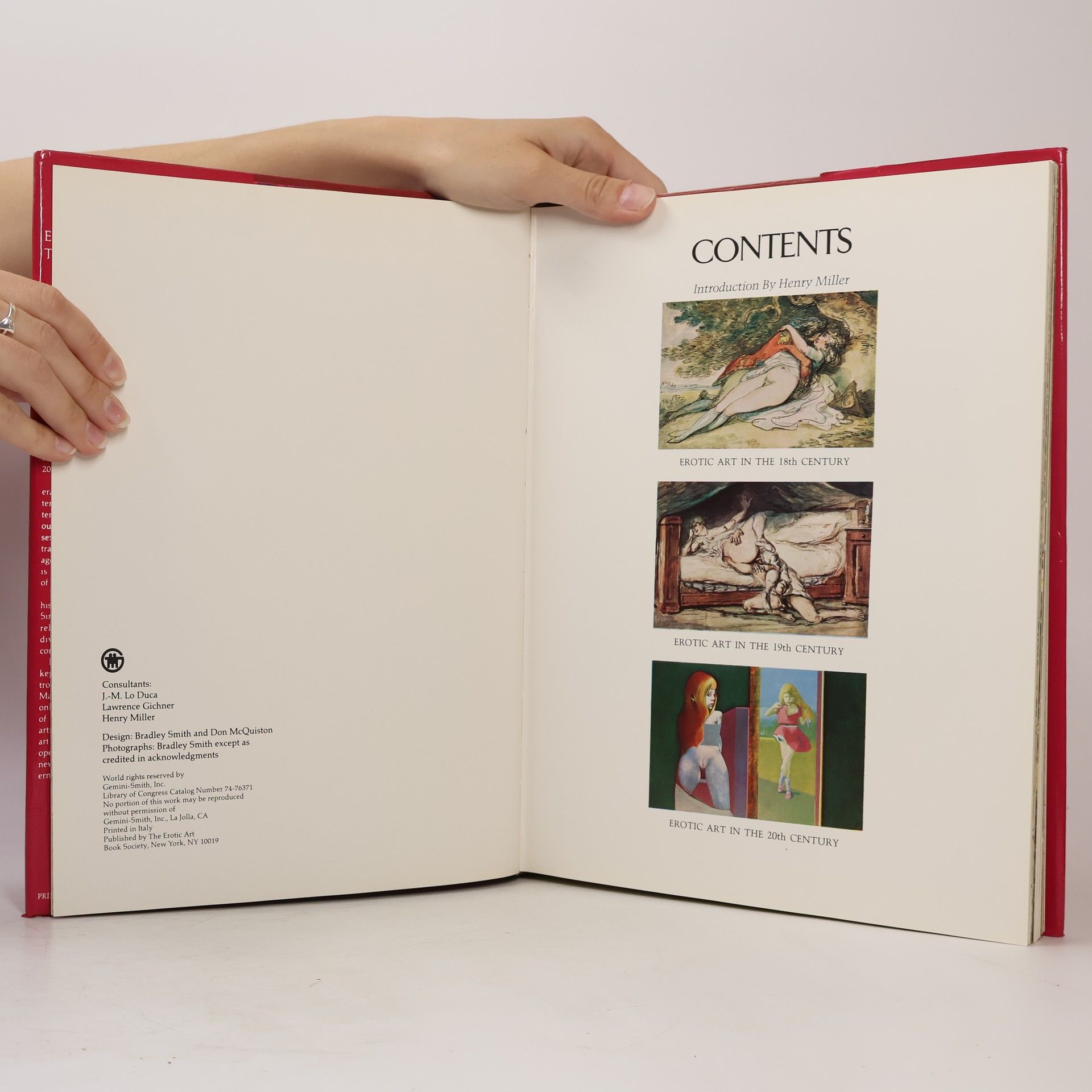 Henry Miller Erotic Art of the Masters : the 18th, 19th and 20th centuries